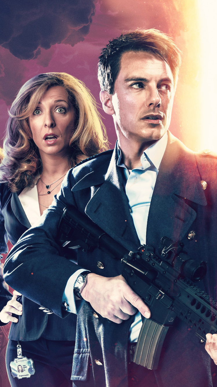 Обои Джон Barrowman, Торчвуд, Капитан Джек Харкнесс, Большой Финиш Производств, кино в разрешении 750x1334