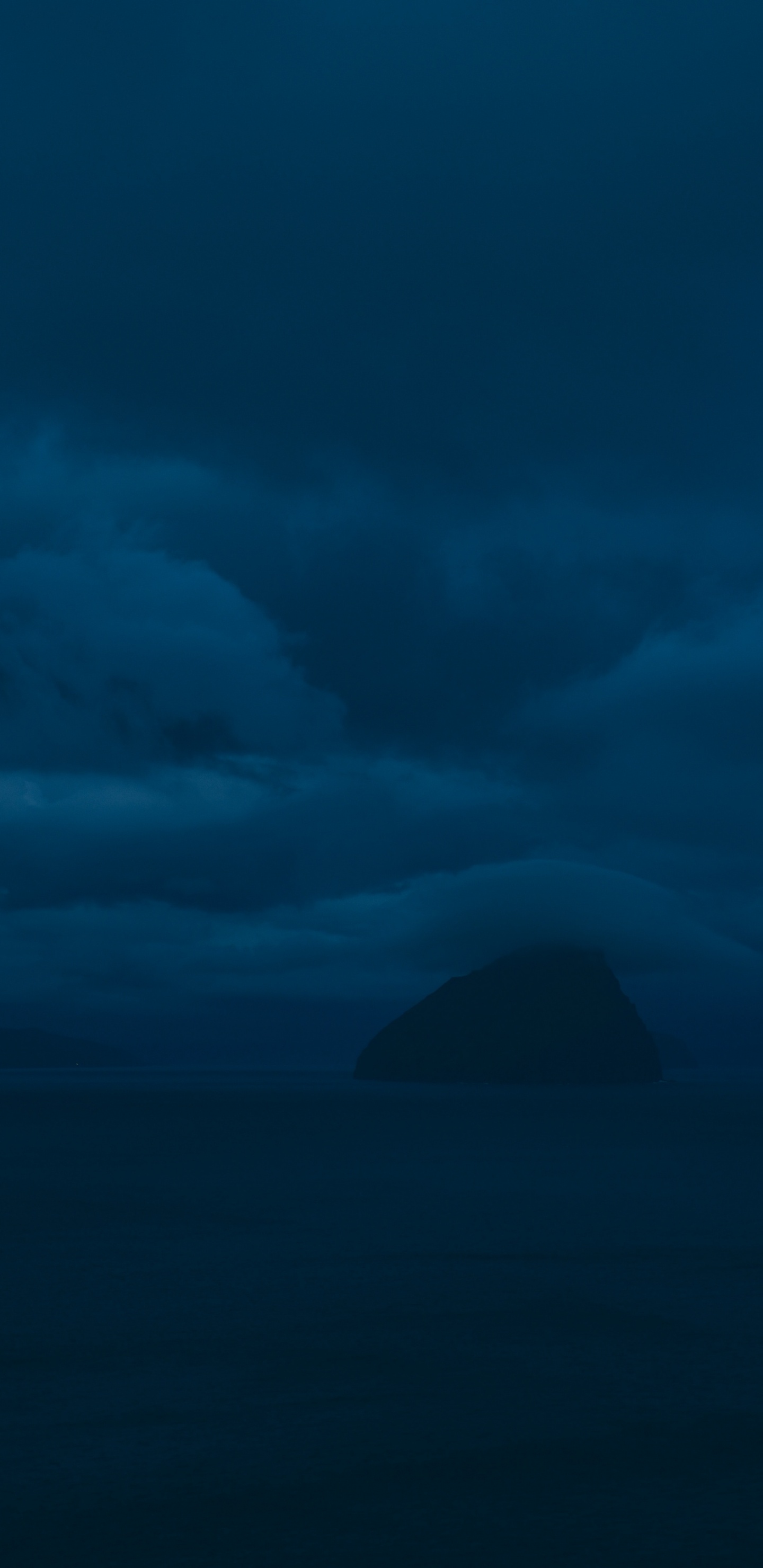 Обои лазурный, Аква, кучевое облако, синий, небо в разрешении 1440x2960