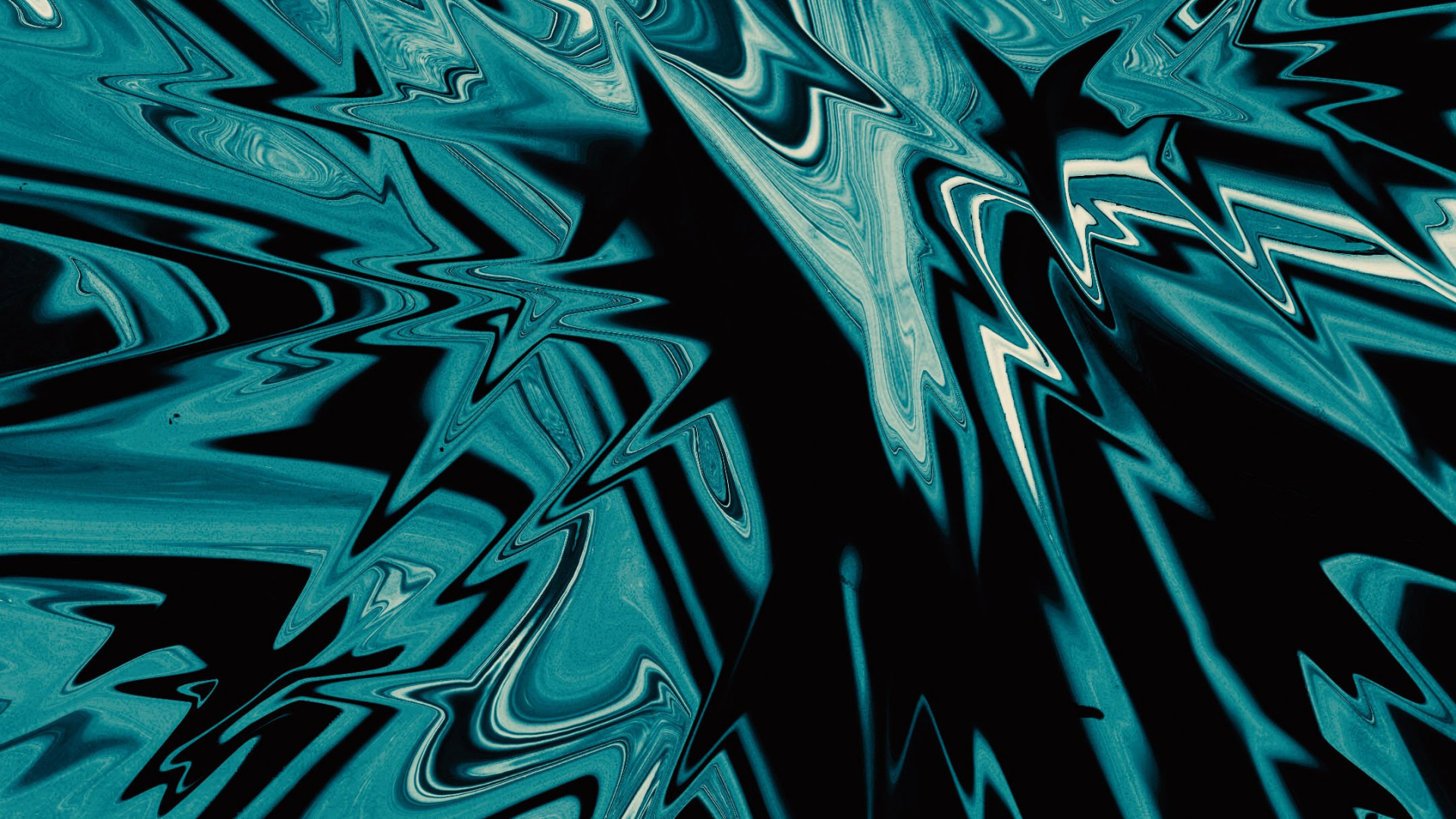 Обои фикция, симметрия, растение, лазурный, художественная краска в разрешении 1920x1080