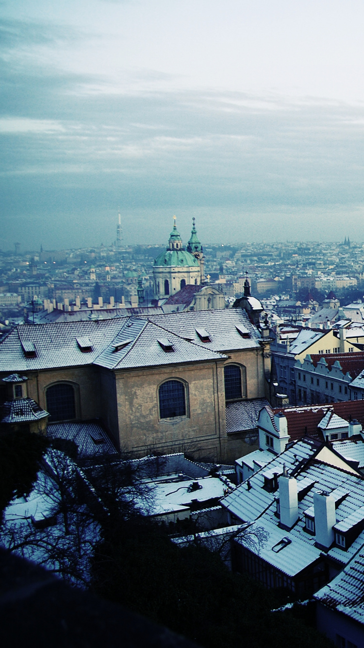 Обои городской район, город, городок, ориентир, здание в разрешении 750x1334