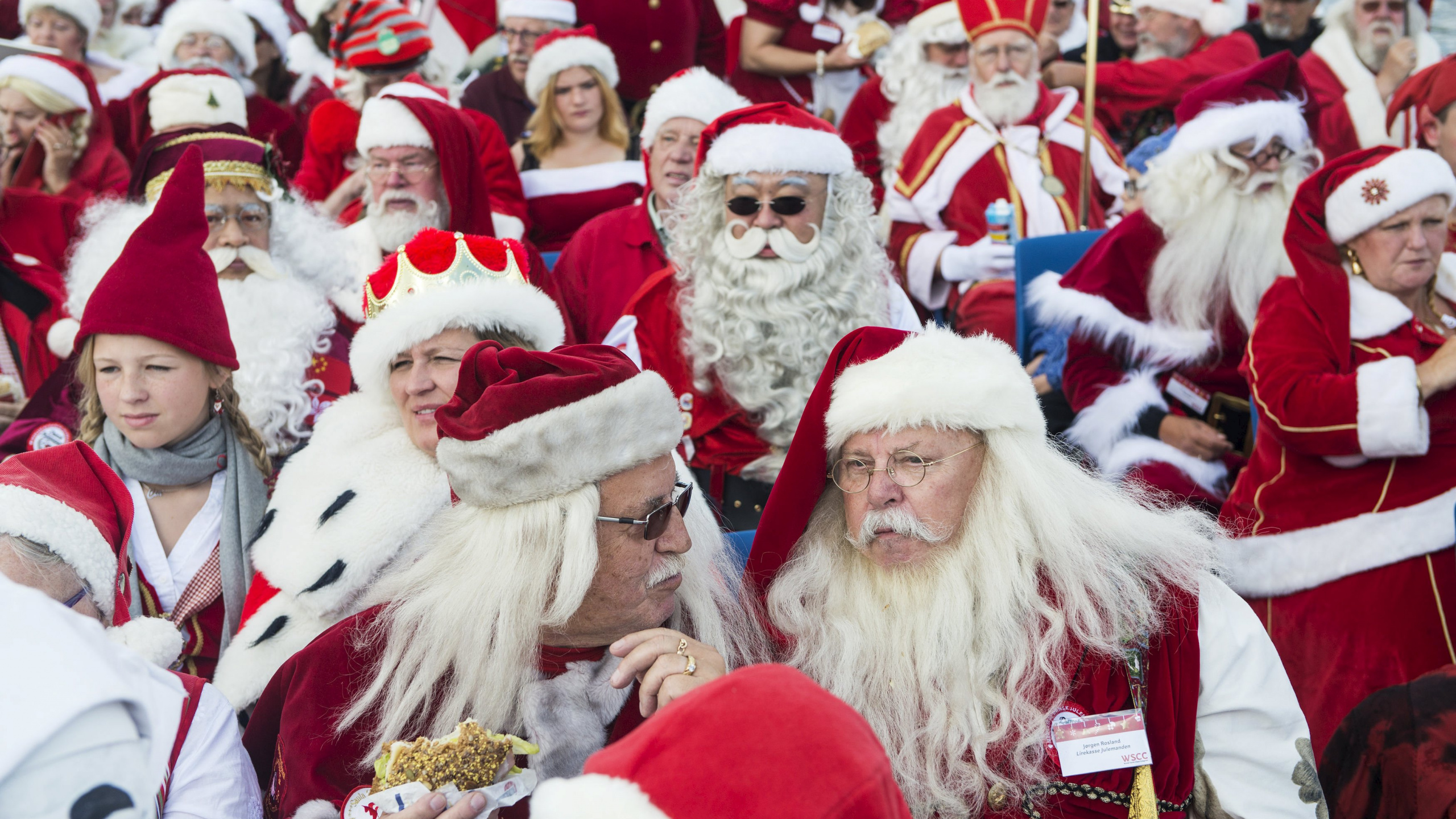 Обои Копенгаген, Санта-Клаус, Рождественский день, Рождество, событие в разрешении 2560x1440