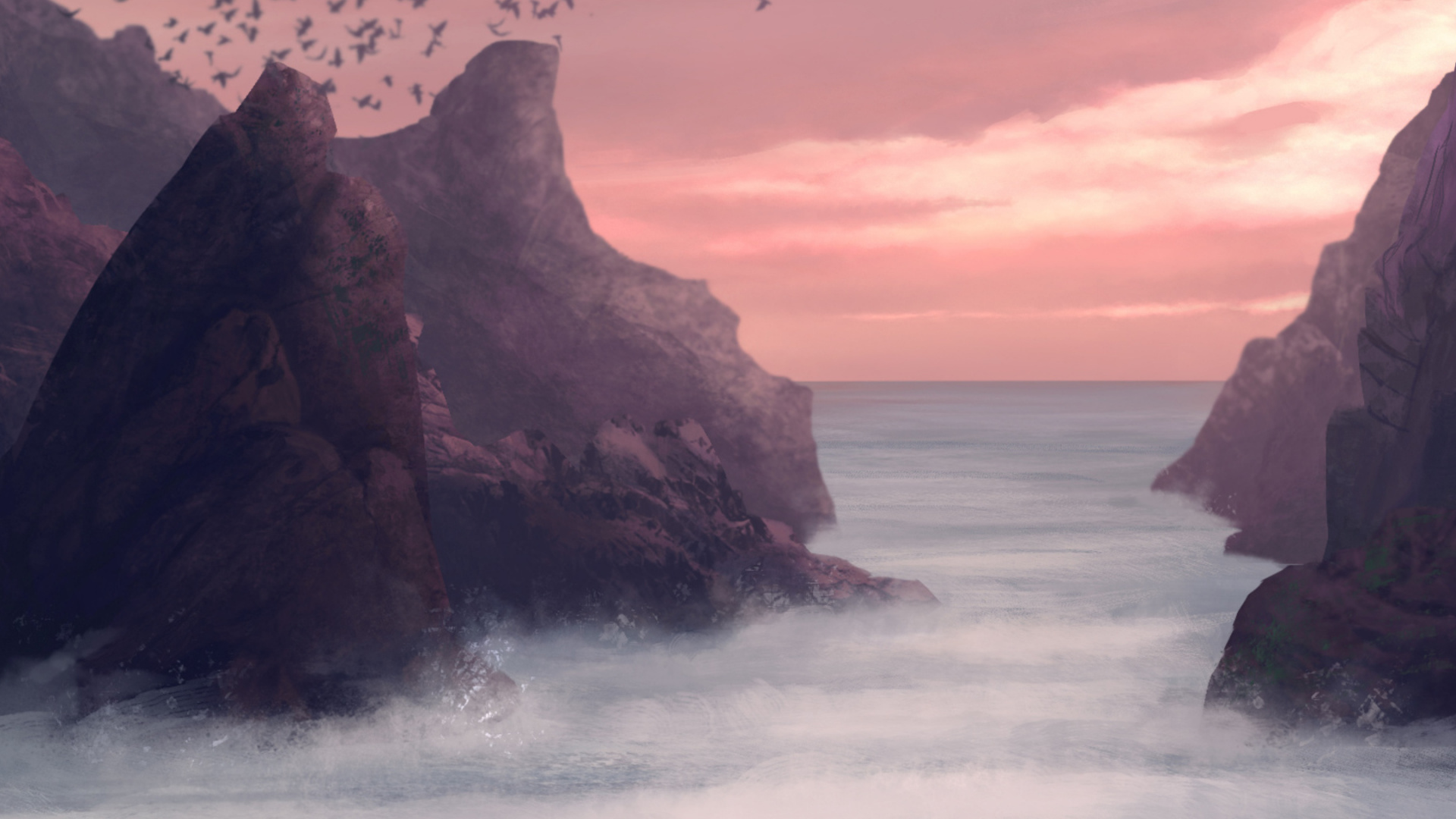 Обои живопись, цифровое искусство, цифровая живопись, арт, масляная живопись в разрешении 1920x1080