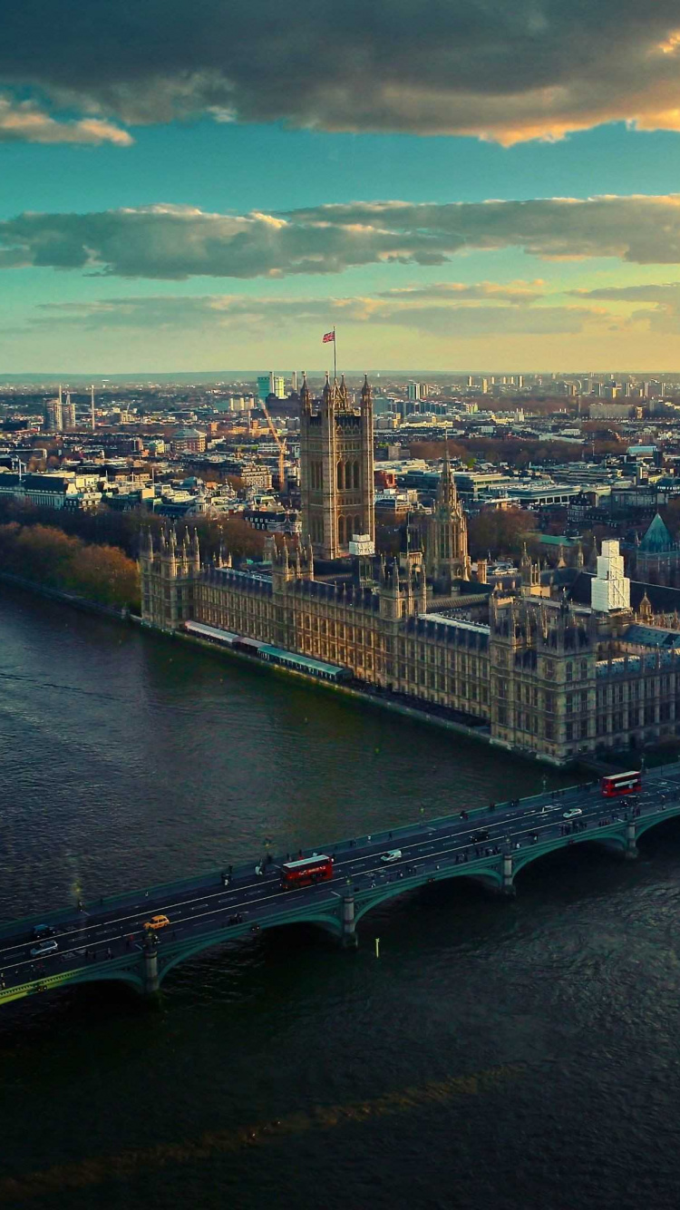 Обои городской пейзаж, город, городской район, линия горизонта, метрополия в разрешении 750x1334