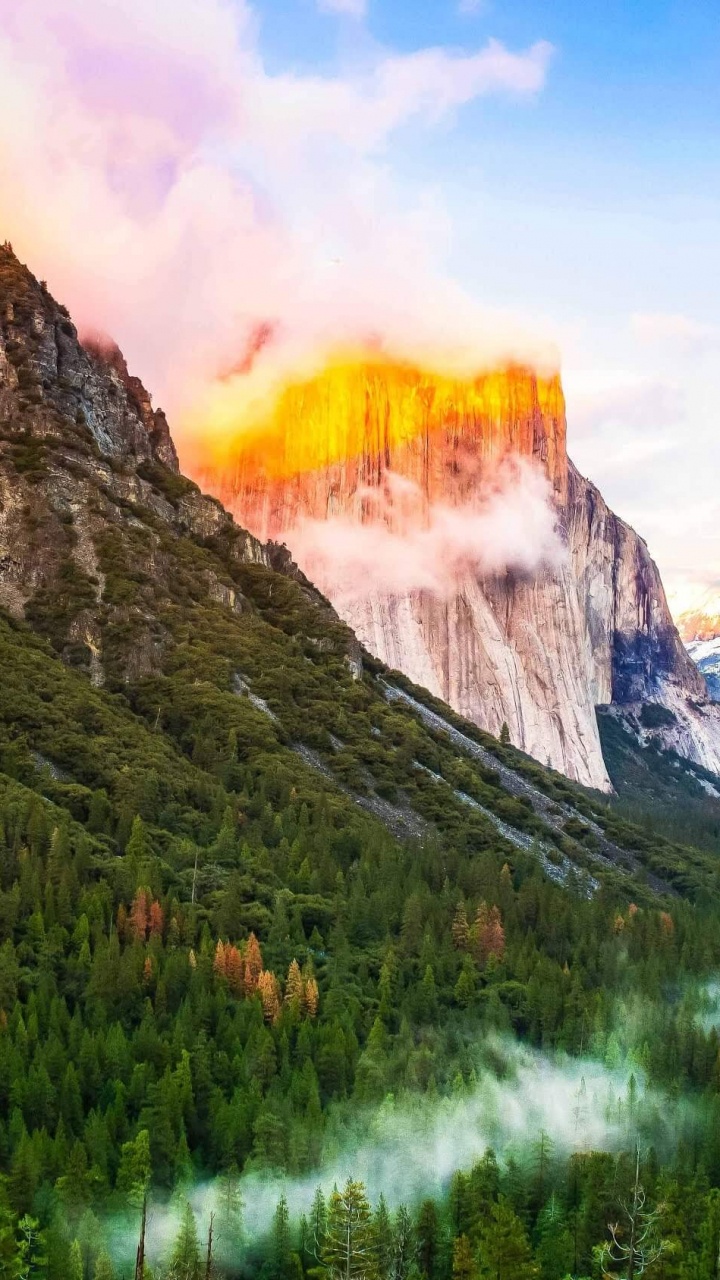 Обои парк, национальный парк, горный рельеф, гора, природа в разрешении 720x1280