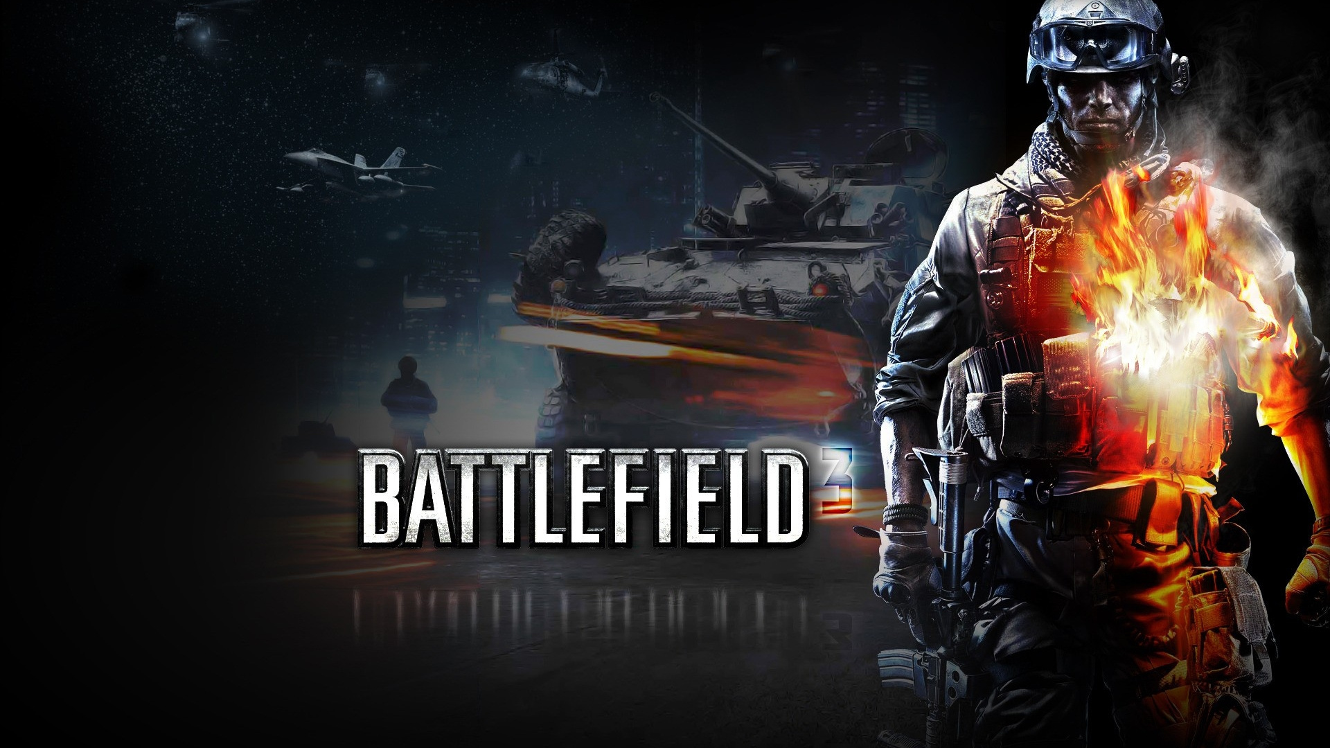 Обои компьютерная игра, боевик, игры pc, battlefield 3, фильм в разрешении 1920x1080