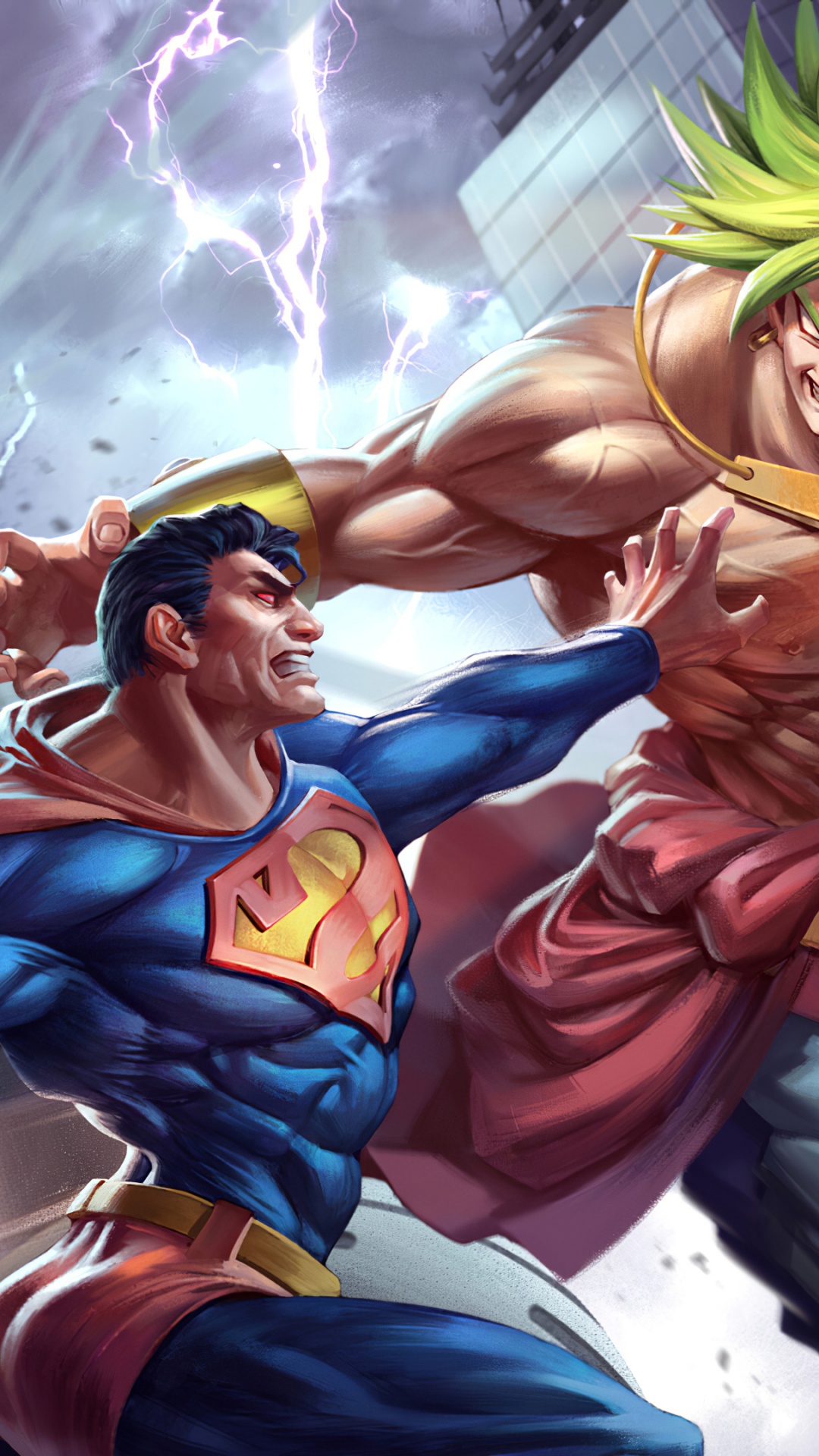 Обои гоку, драконий жемчуг супер броли, Супермен, Броли, супергерой в разрешении 1080x1920