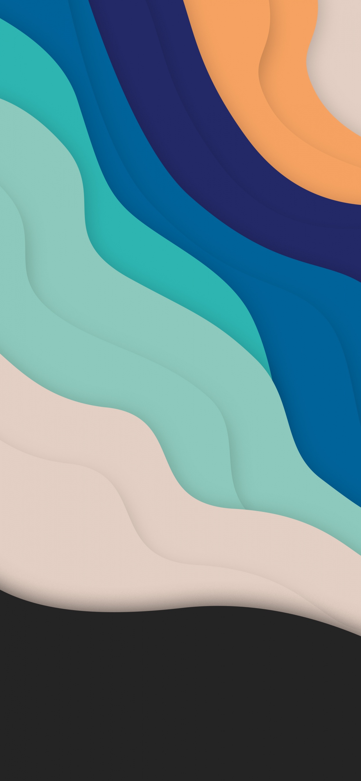 Обои дизайн, лазурный, Аква, материальное свойство, электрик в разрешении 1242x2688