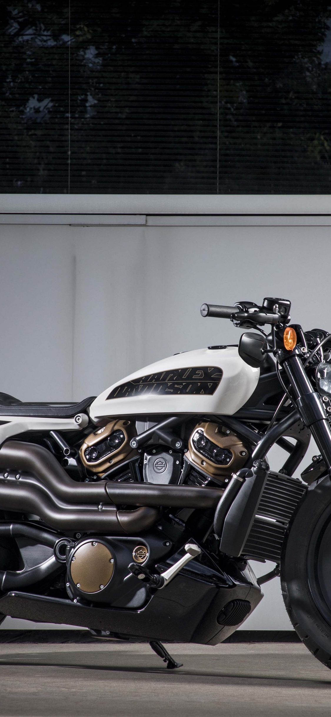 Обои выхлопная система, автомобильные шины, стритфайтер, мотоцикл, крейсер в разрешении 1125x2436