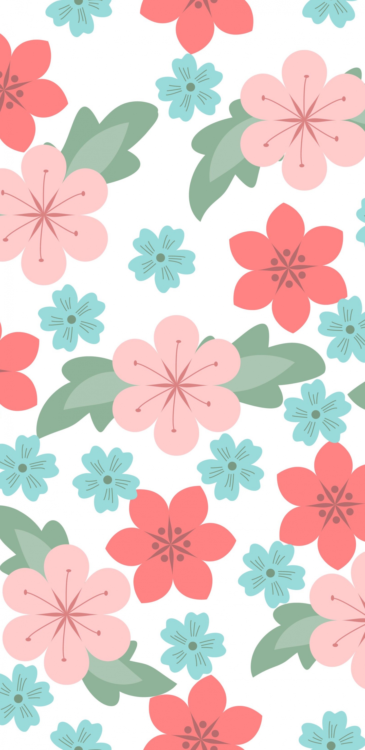 Обои векторная графика, узор, дизайн, картинка, розовый в разрешении 1440x2960