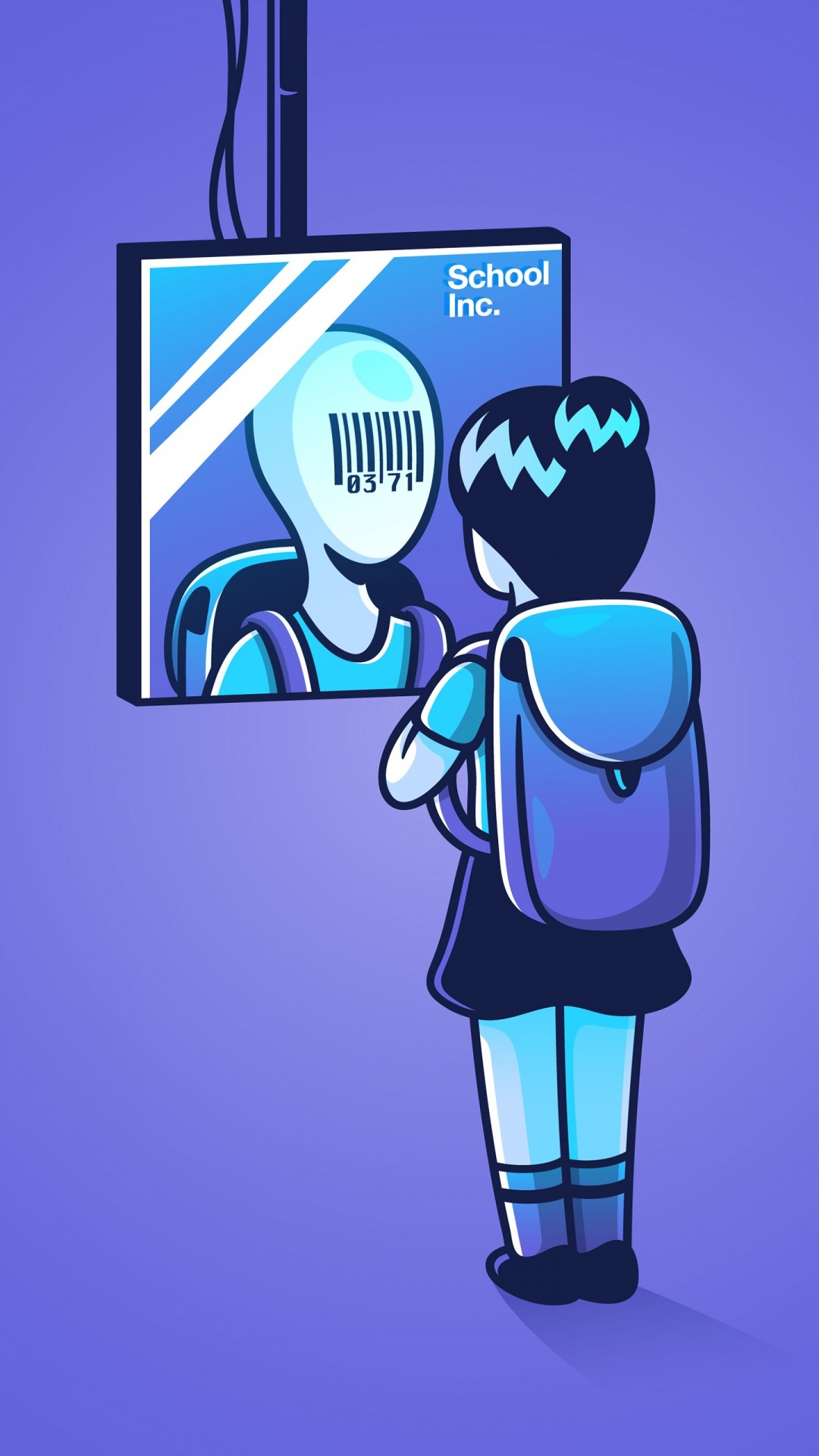 Обои иллюстрация, мультфильм, рисование, иллюстратор, арт в разрешении 1080x1920