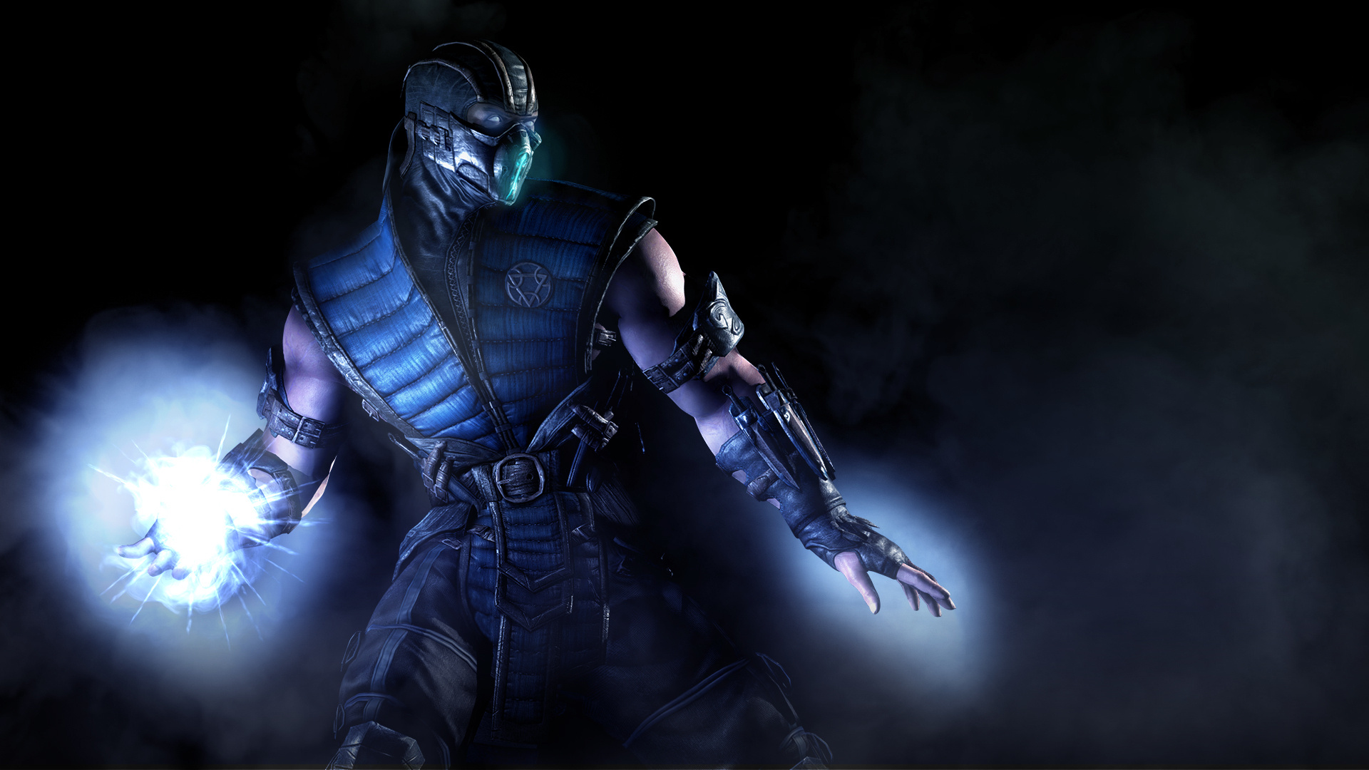 Обои mortal kombat x, мортал комбат, Скорпион, фигурка, темнота в разрешении 1920x1080
