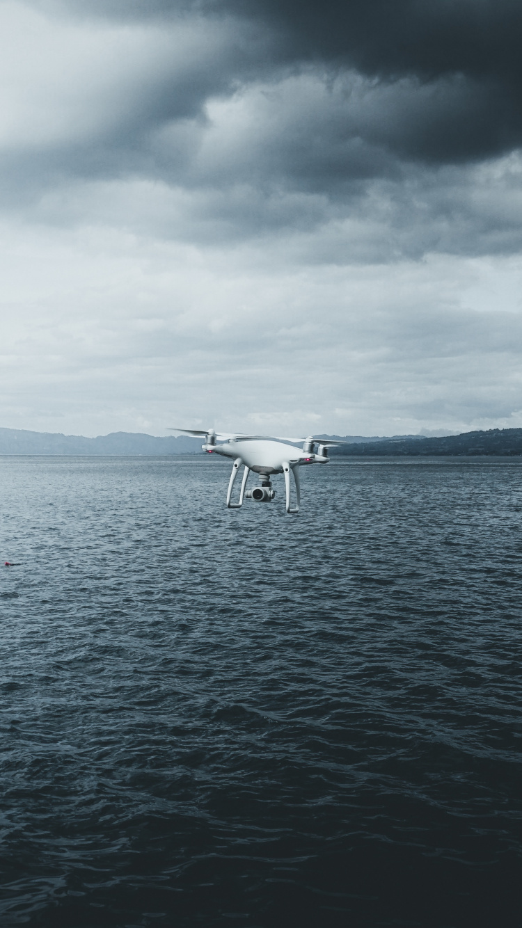 Обои вода, море, горизонт, облако, океан в разрешении 750x1334