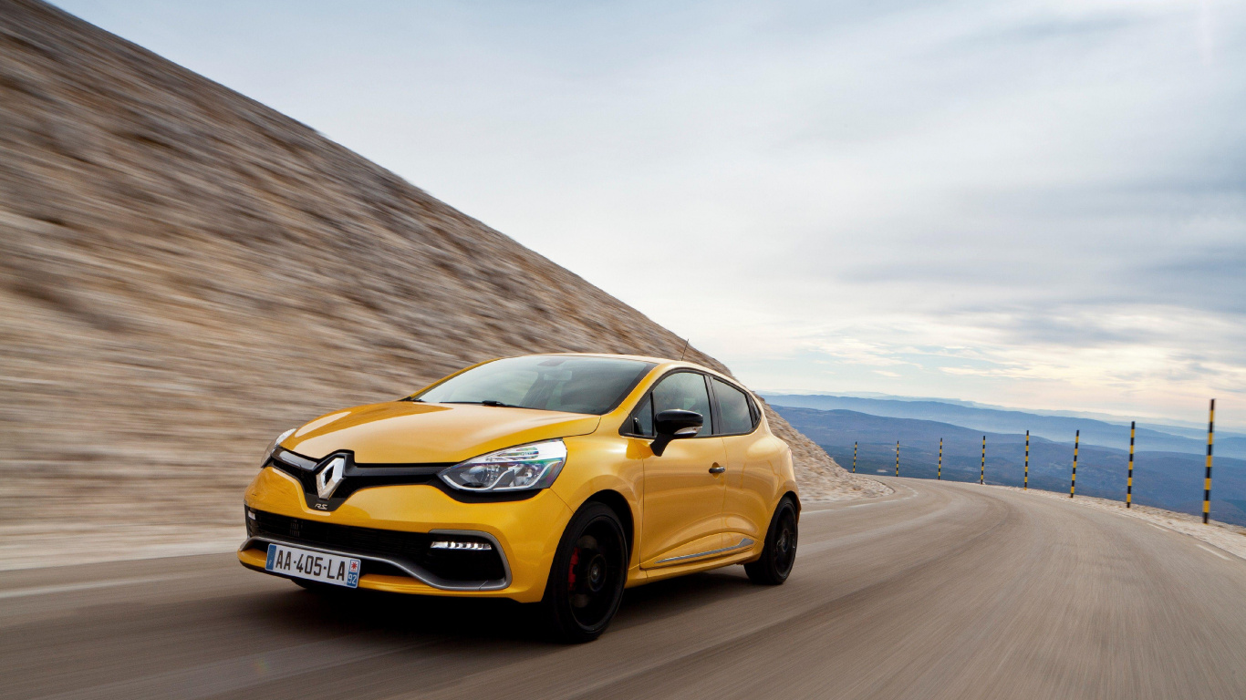 Обои Рено, авто, Хэтчбек, Хот-хэтч, Рено Клио Рено Спорт в разрешении 1366x768