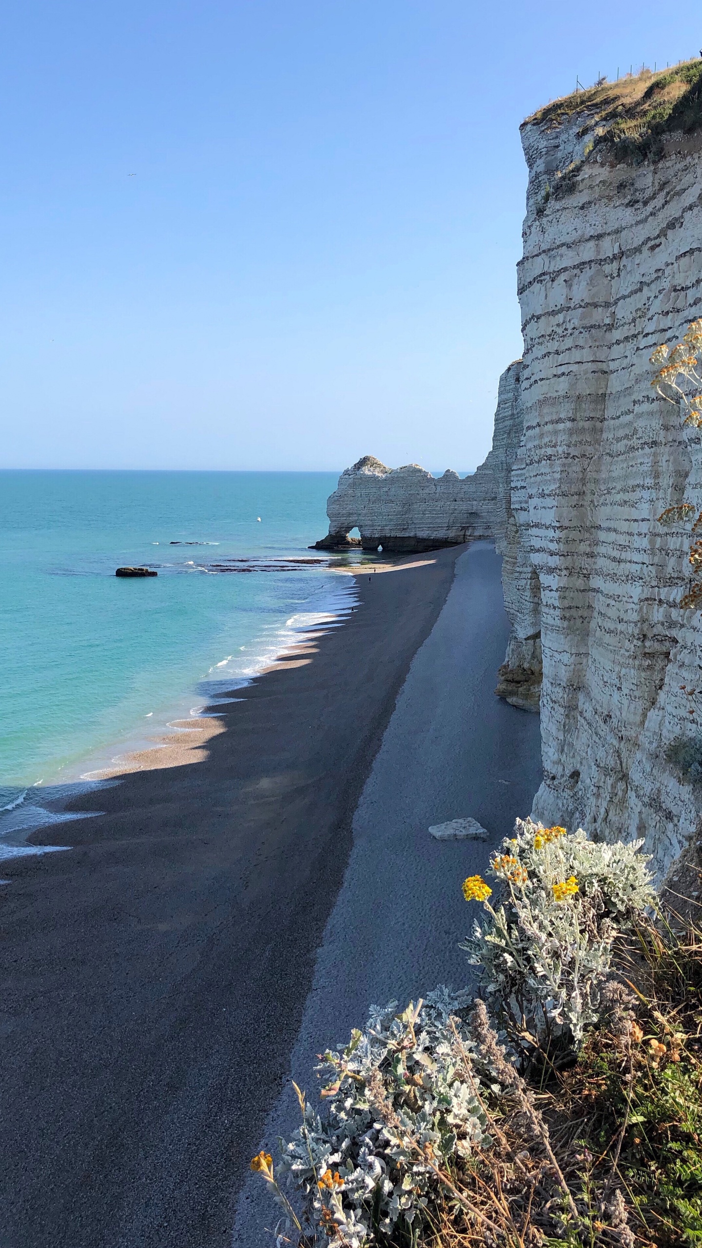 Обои Франция, побережье, мыс, водоем, берег в разрешении 1440x2560