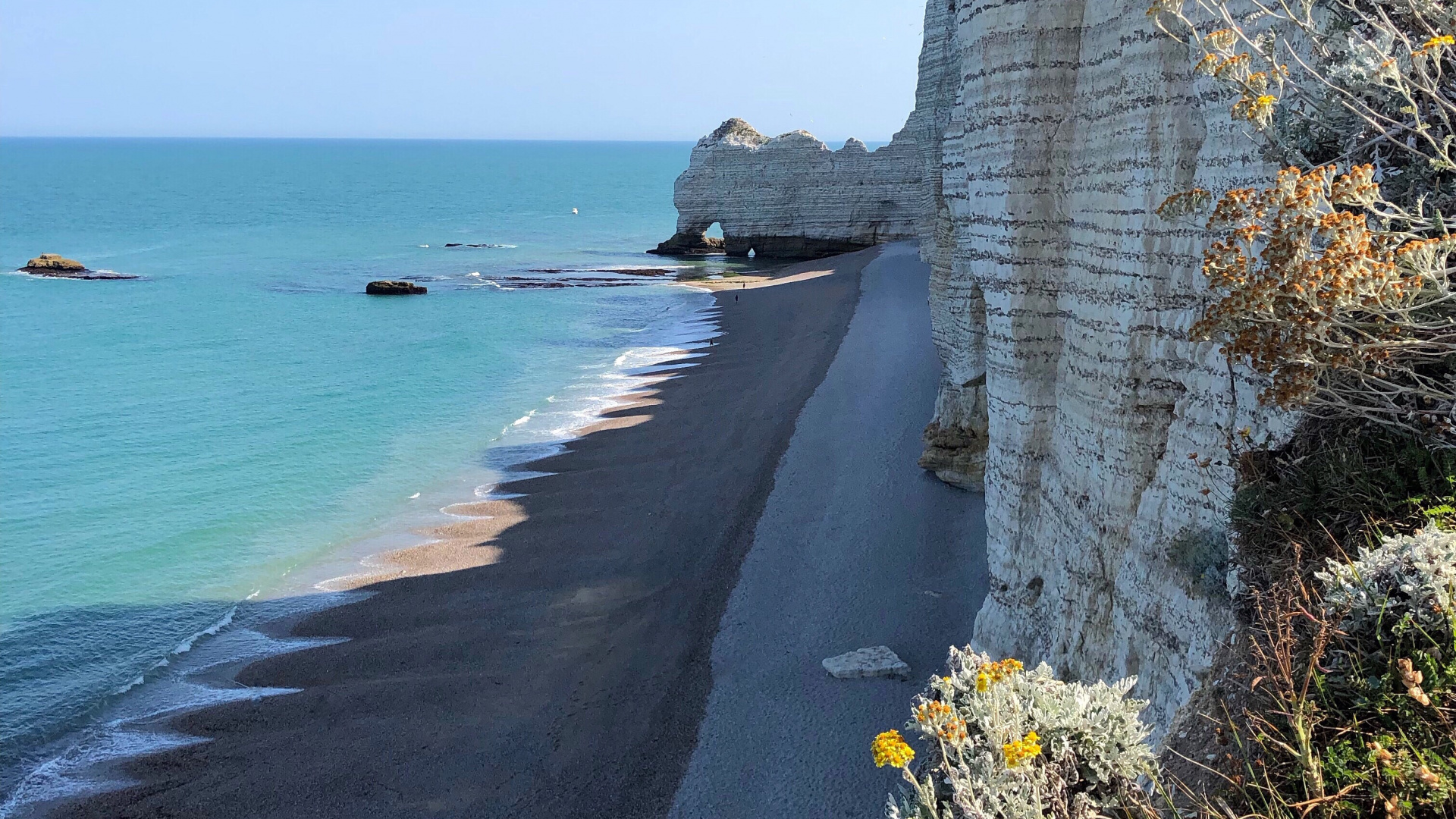 Обои Франция, побережье, мыс, водоем, берег в разрешении 1920x1080