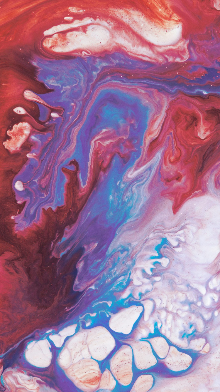 Обои андроид, параноик андроид, Radiohead, синий, красочность в разрешении 750x1334