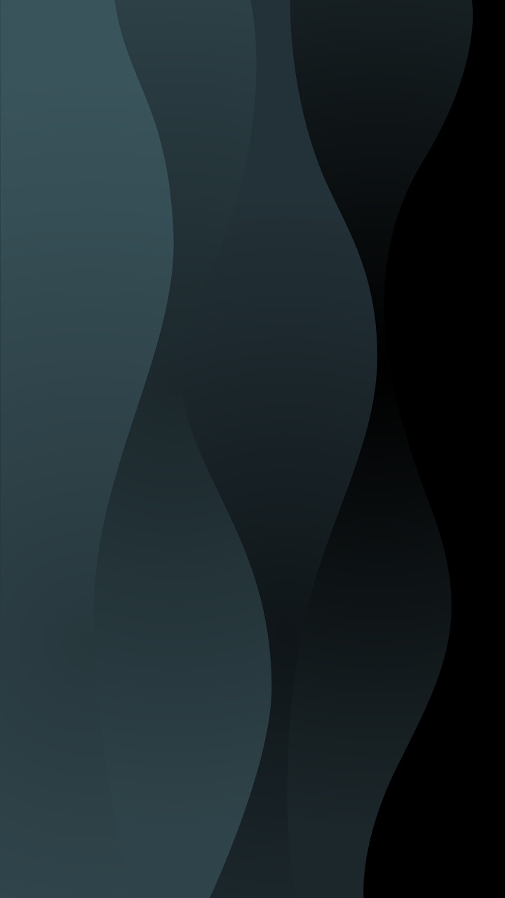 Обои волна, черный, цветовой градиент, графика, серый цвет в разрешении 720x1280