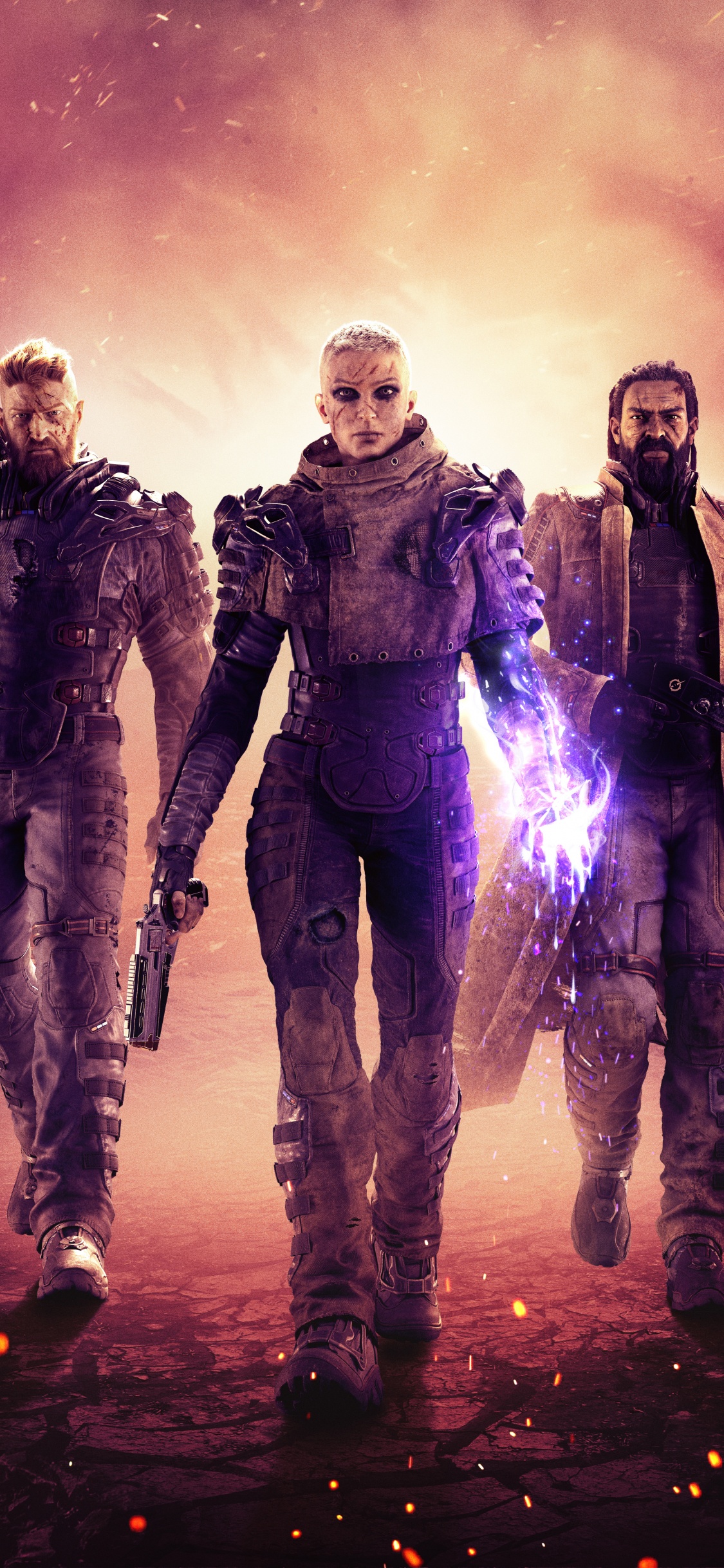 Обои облако, ночь, эскорт, игра, пурпур в разрешении 1125x2436