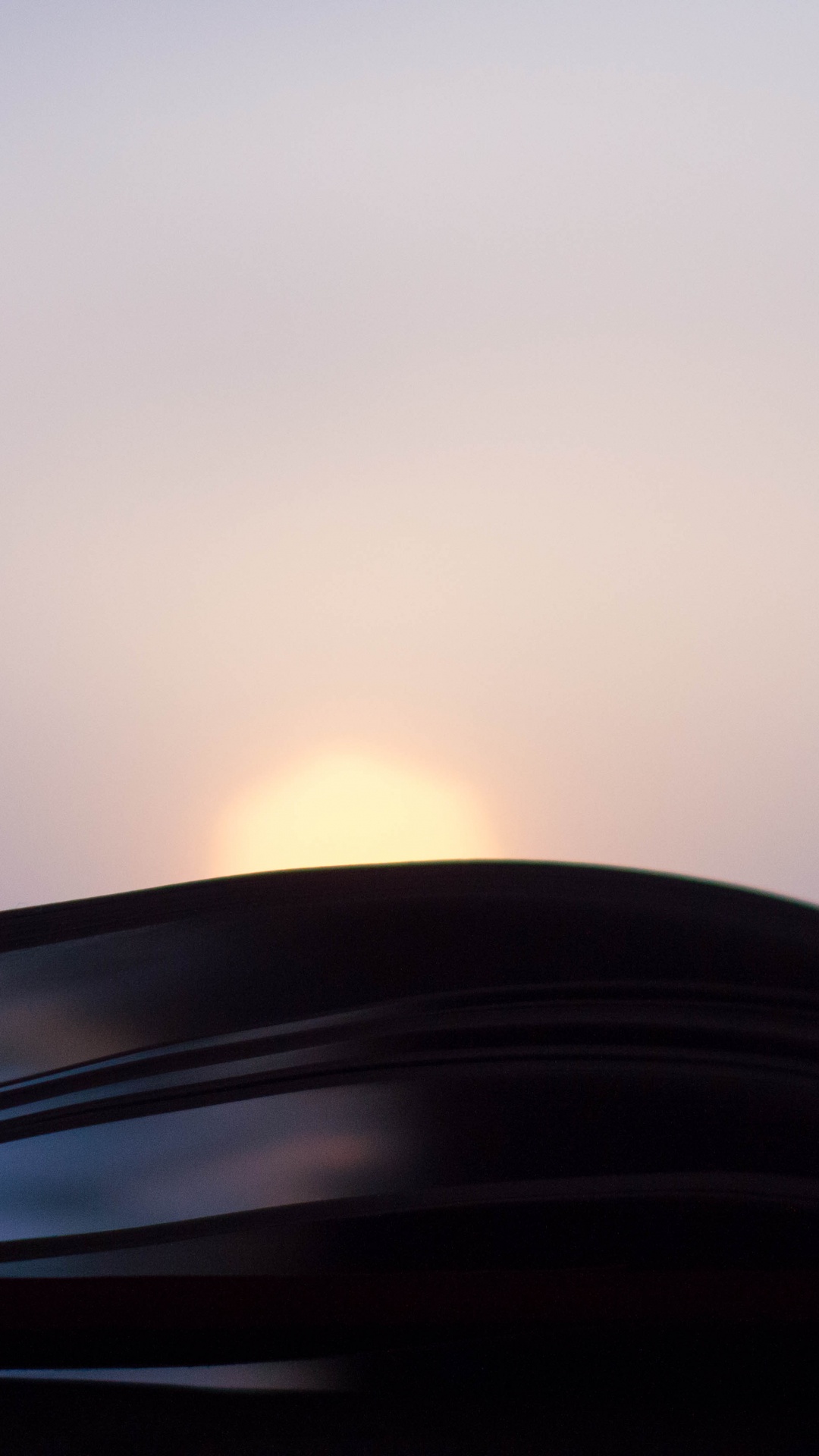 Обои облако, синий, утро, линия, свет в разрешении 1080x1920