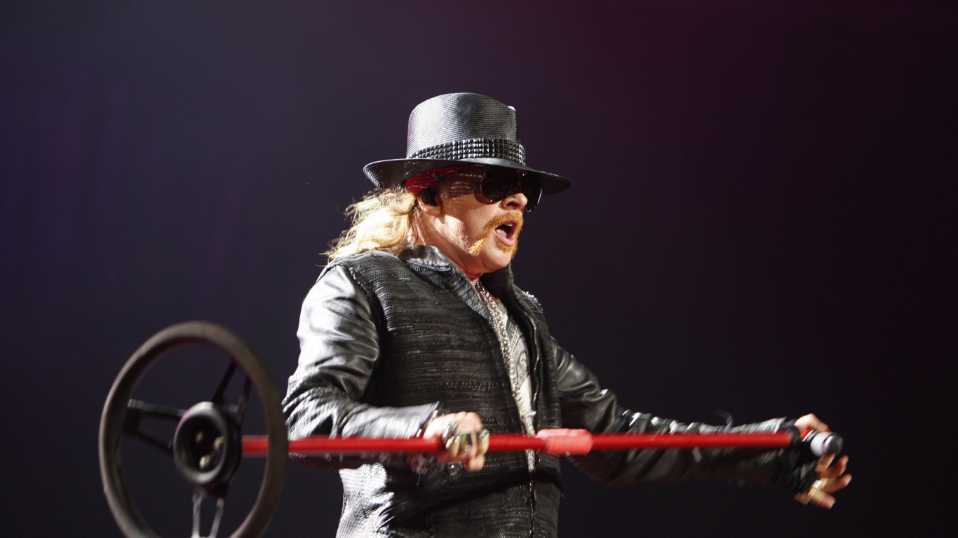 Обои Представление, Guns N Roses, ac dc, музыкант, тяжелый рок в разрешении 1366x768