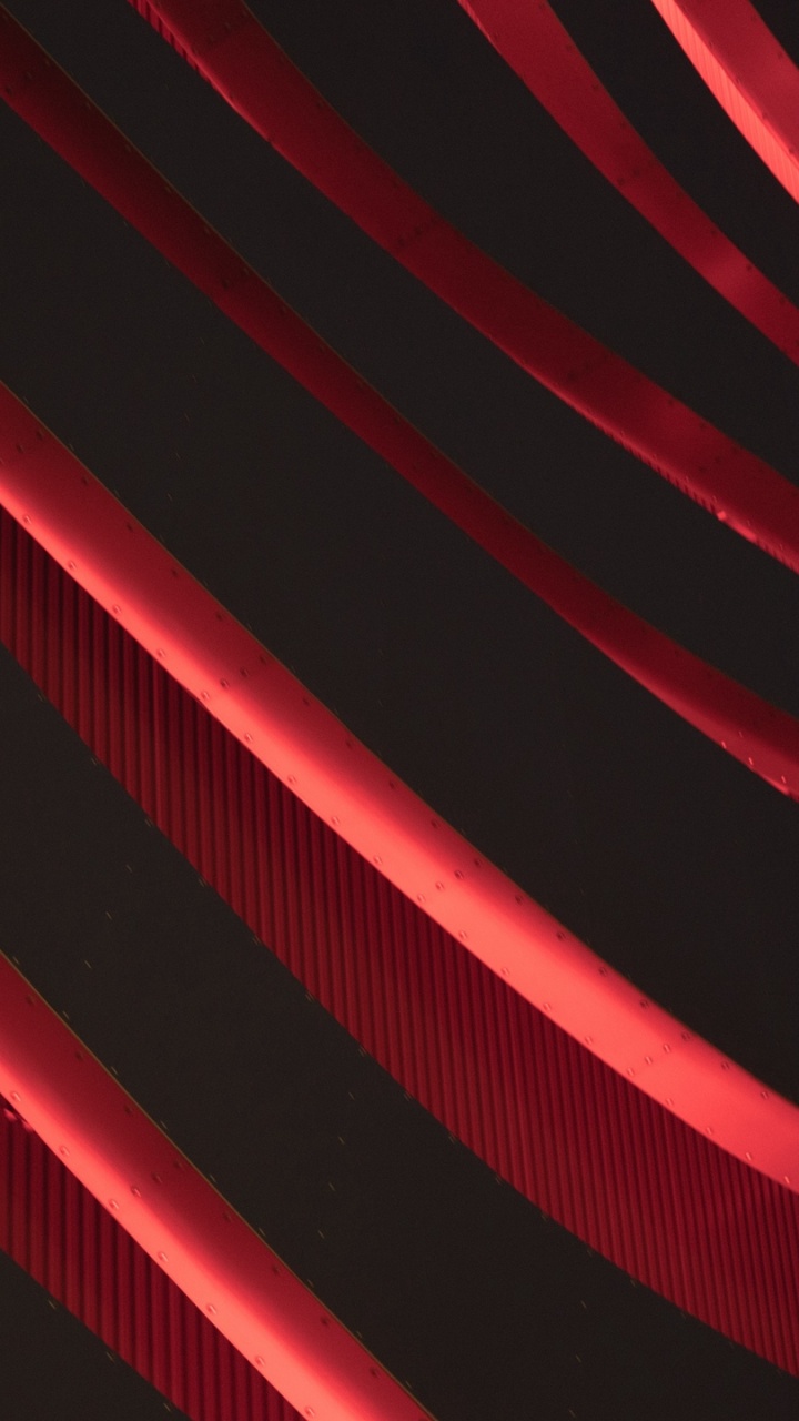 Обои графика, красный цвет, линия, свет, узор в разрешении 720x1280