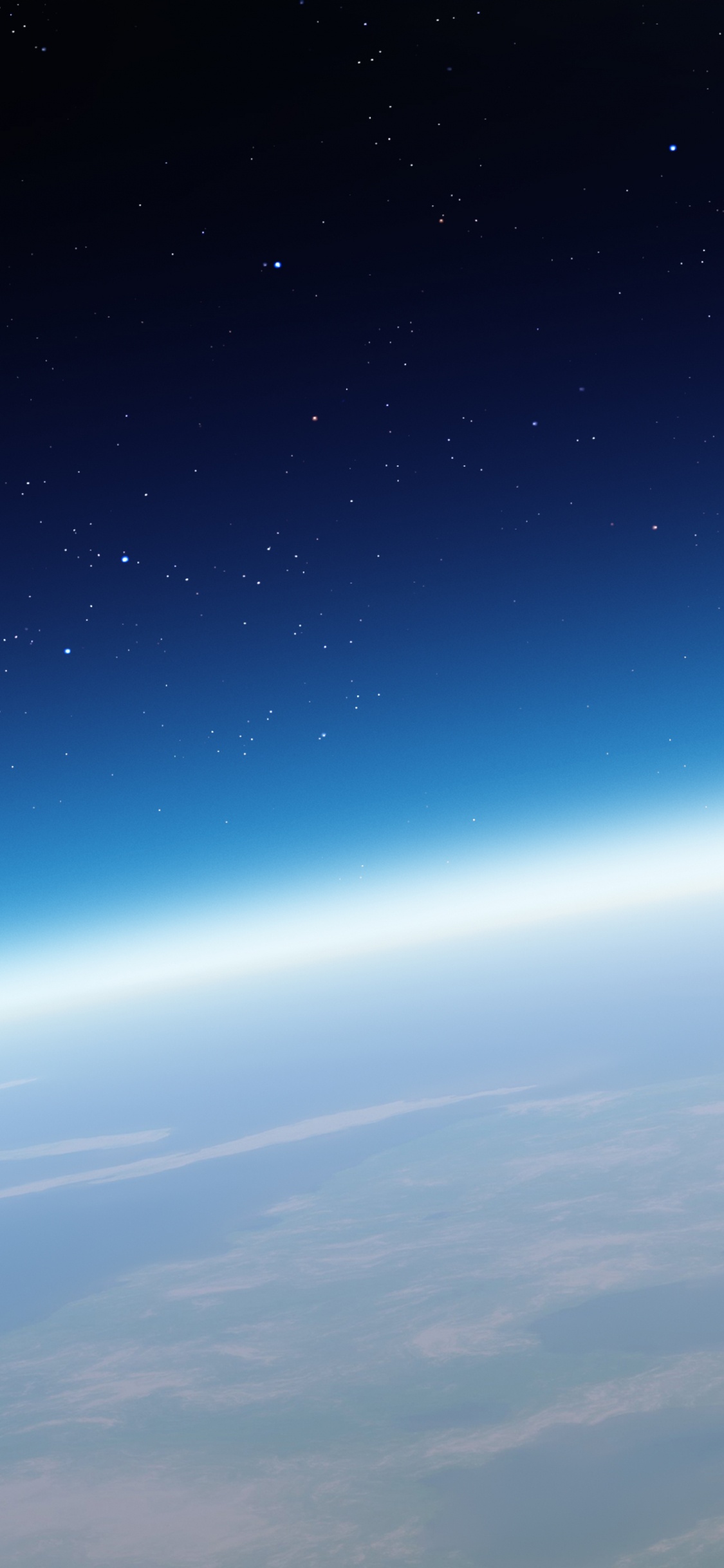 Обои земля, звезда смерти, звездные войны, атмосфера, космическое пространство в разрешении 1125x2436