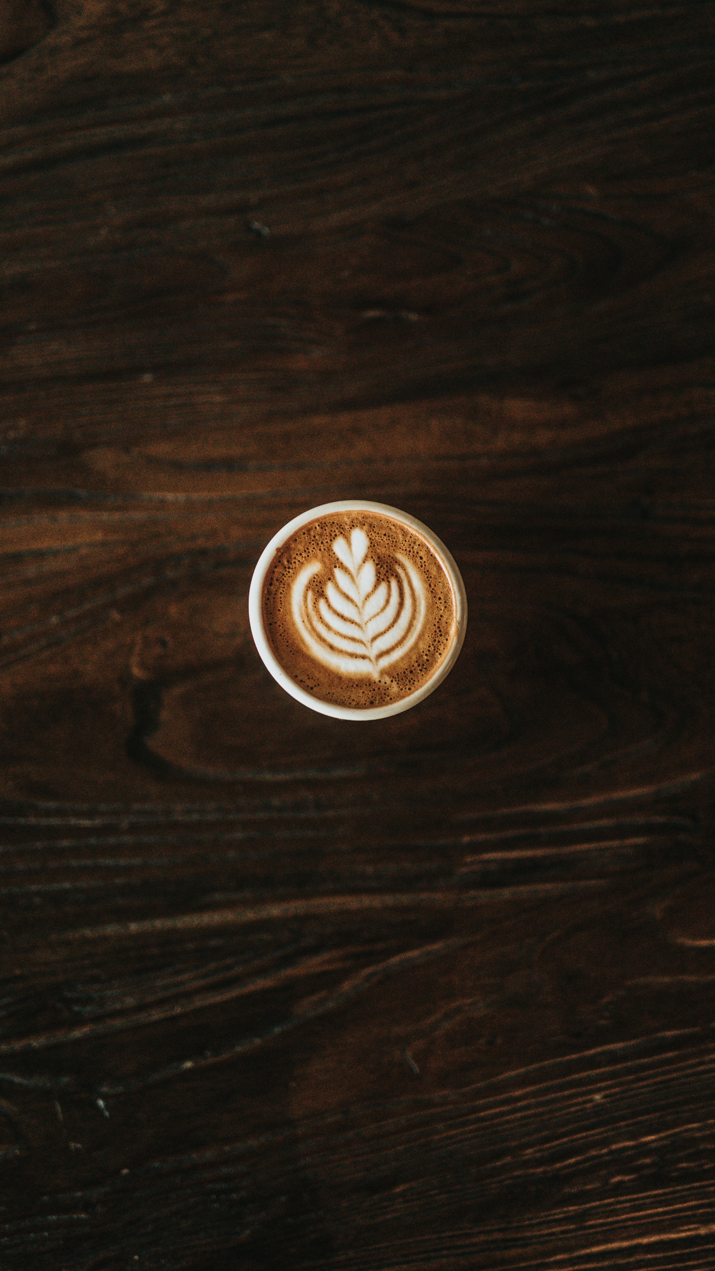 Обои древесина, кофе, капучино, ристретто, латте в разрешении 1440x2560