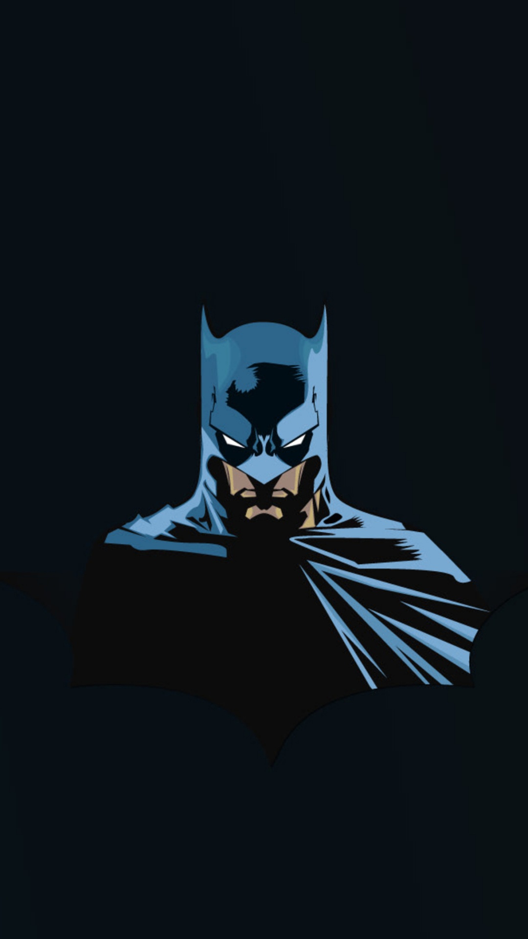 Обои темнота, графика, суперзлодей, черный, крыло в разрешении 1080x1920