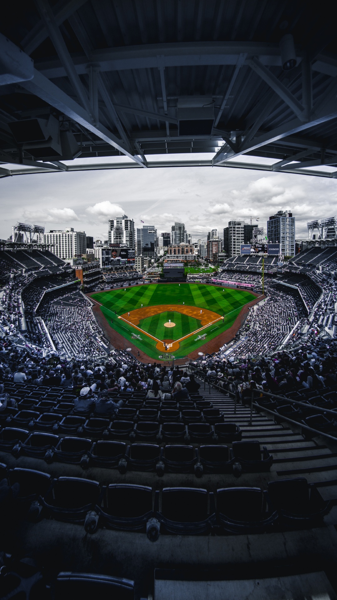 Обои бейсбол, стадион, бейсбольное поле, бейсбольный парк, спортивные объекты в разрешении 1080x1920