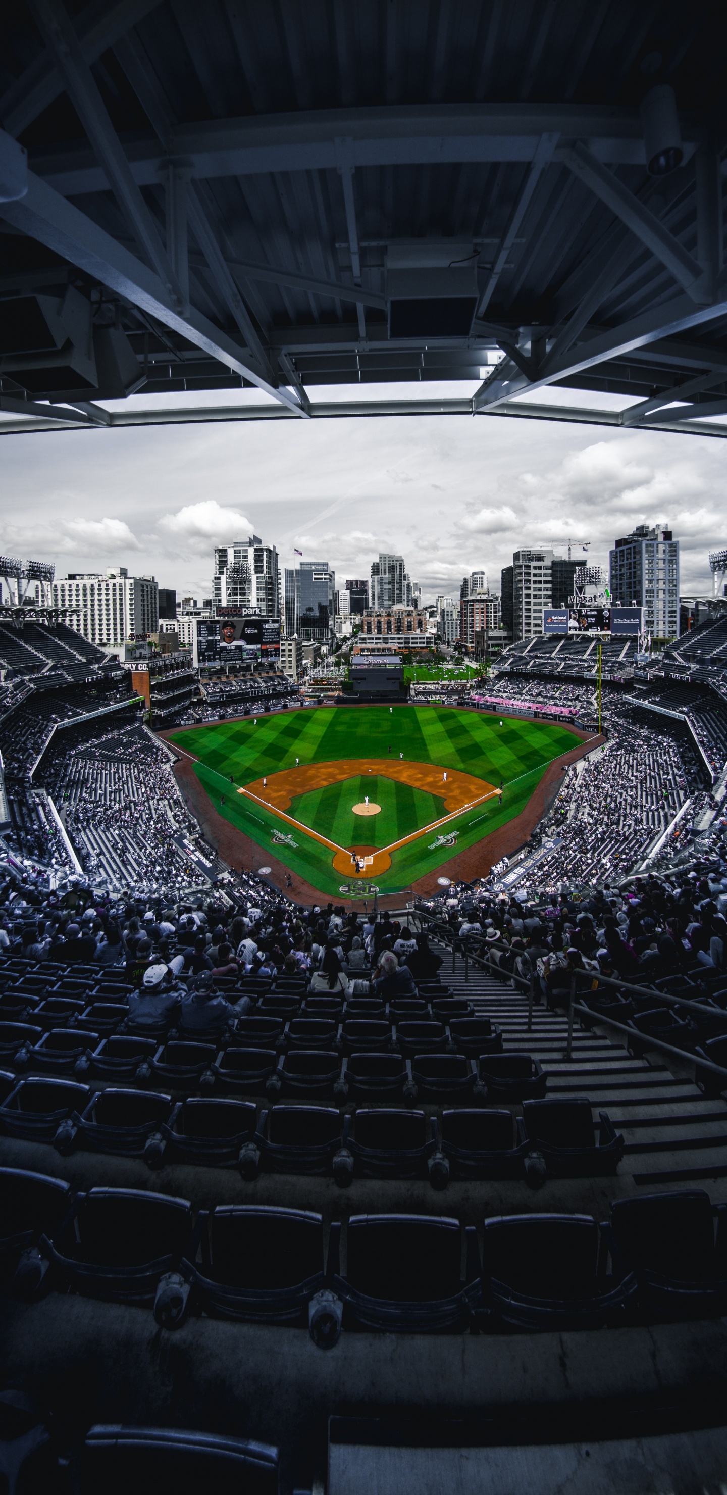 Обои бейсбол, стадион, бейсбольное поле, бейсбольный парк, спортивные объекты в разрешении 1440x2960