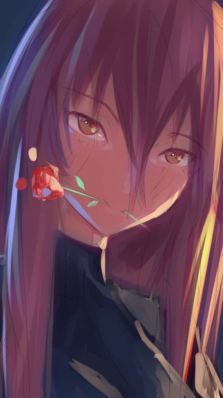 Обои аниме, цифровое искусство, арт, мультфильм, иллюстрация в разрешении 720x1280