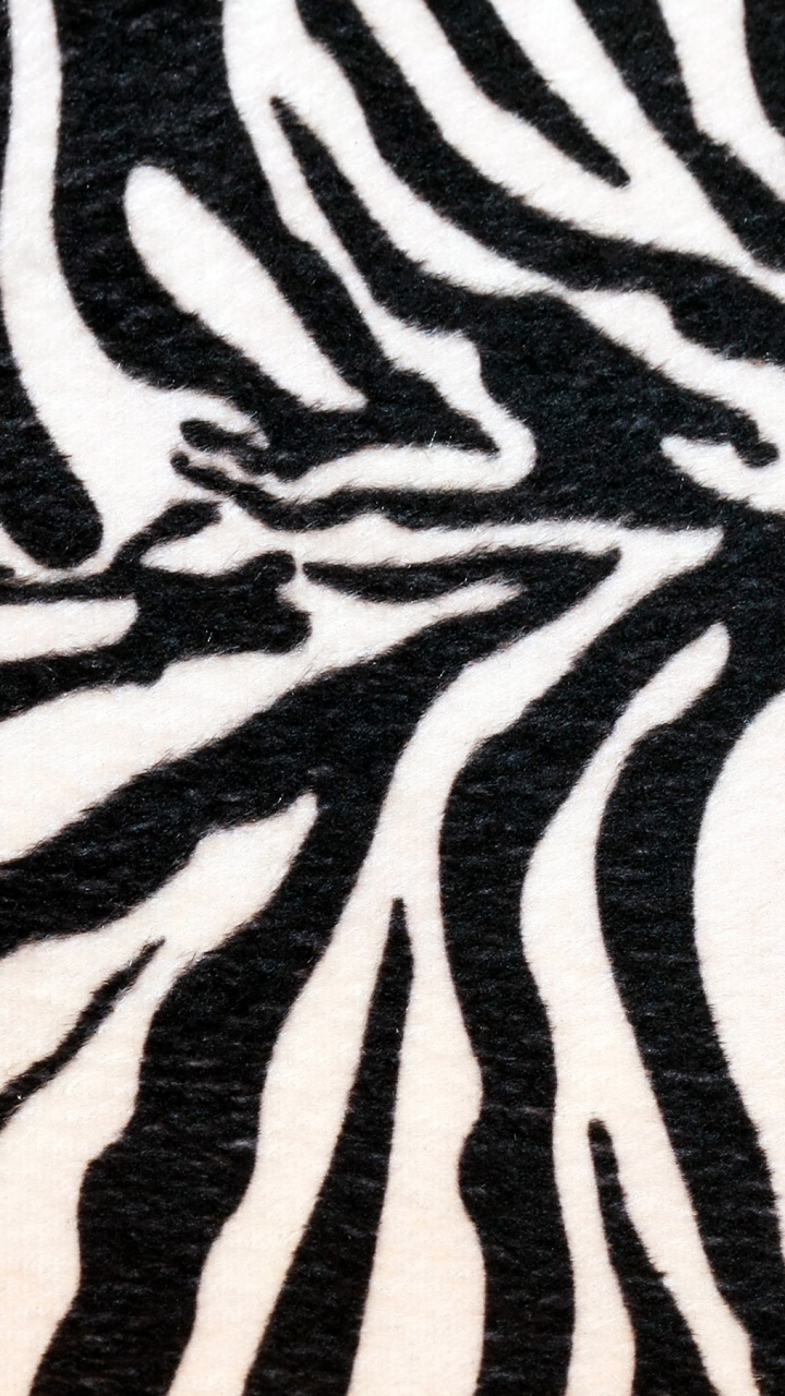 Обои животных печати, зебра, живая природа, узор, монохромный в разрешении 720x1280