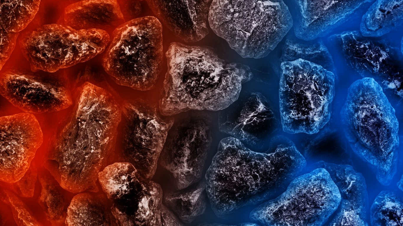 Обои вода, андроид, синий, ткань, жидкий в разрешении 1366x768