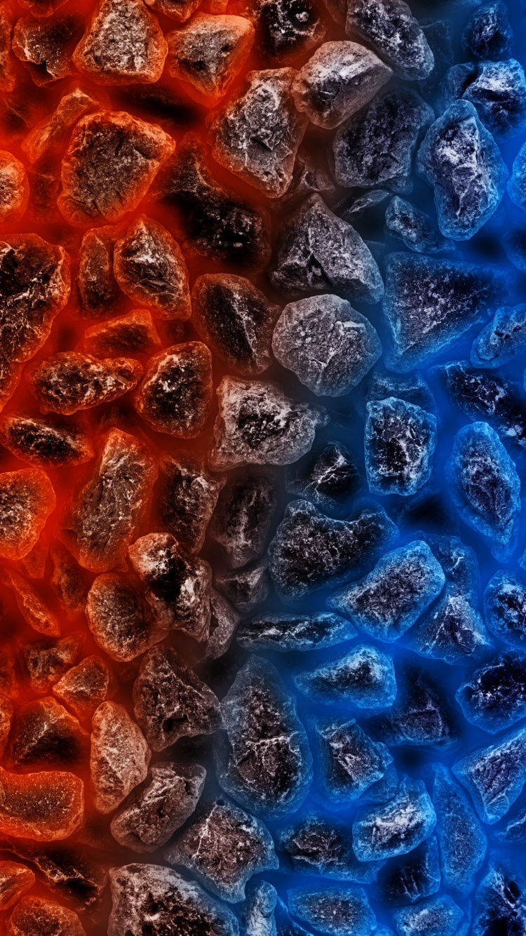 Обои вода, андроид, синий, ткань, жидкий в разрешении 750x1334