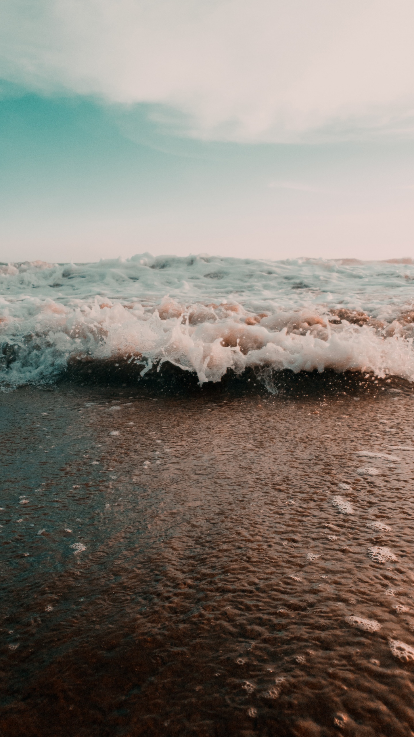 Обои море, волна, океан, вода, ветровая волна в разрешении 1440x2560