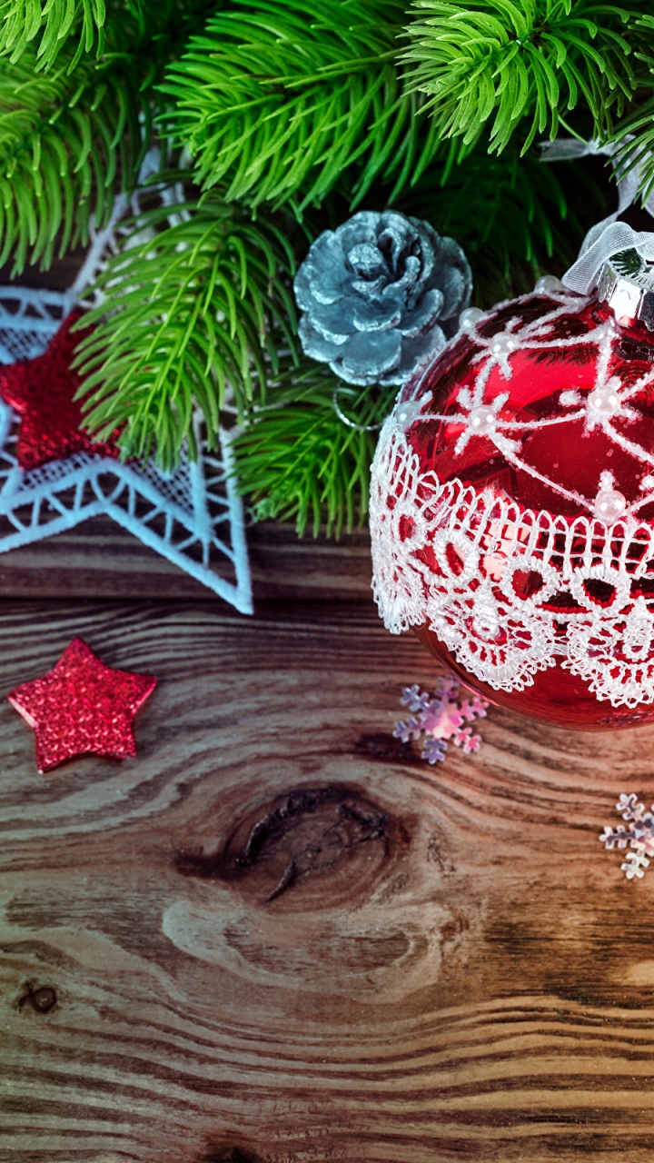 Обои Новый год, Рождественский день, рождественский орнамент, Рождественские украшения, Рождество в разрешении 720x1280