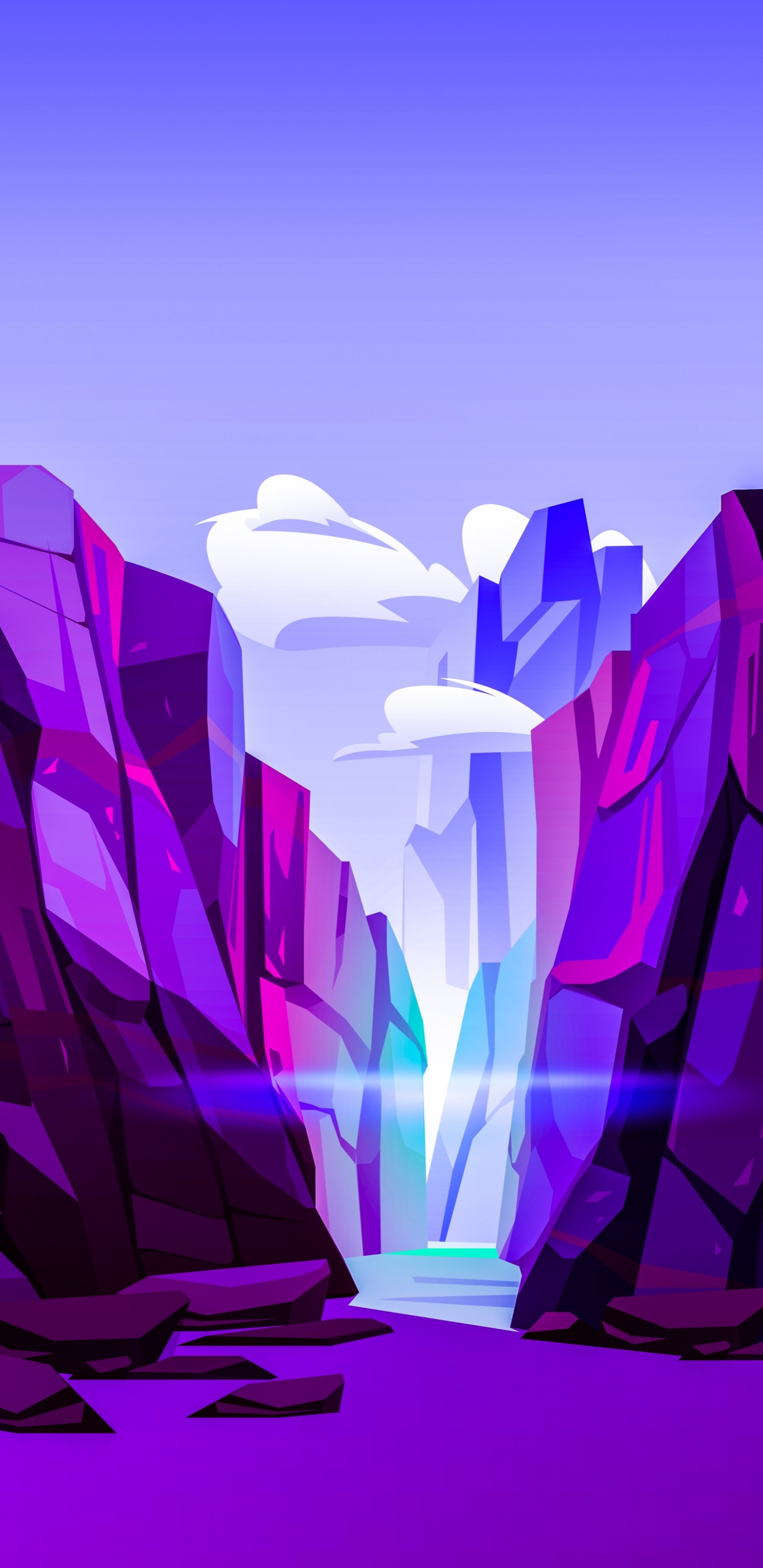 Обои рисование, векторная графика, мультфильм, иллюстрация, арт в разрешении 1440x2960