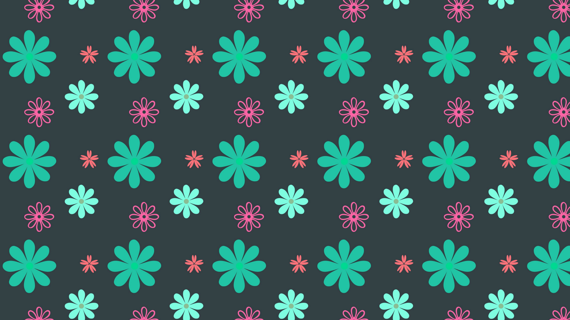 Обои текстура, зеленый, узор, розовый, дизайн в разрешении 1920x1080