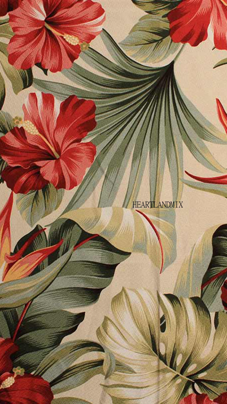 Обои цветочный дизайн, ткань, цветок, растение, дизайн в разрешении 750x1334