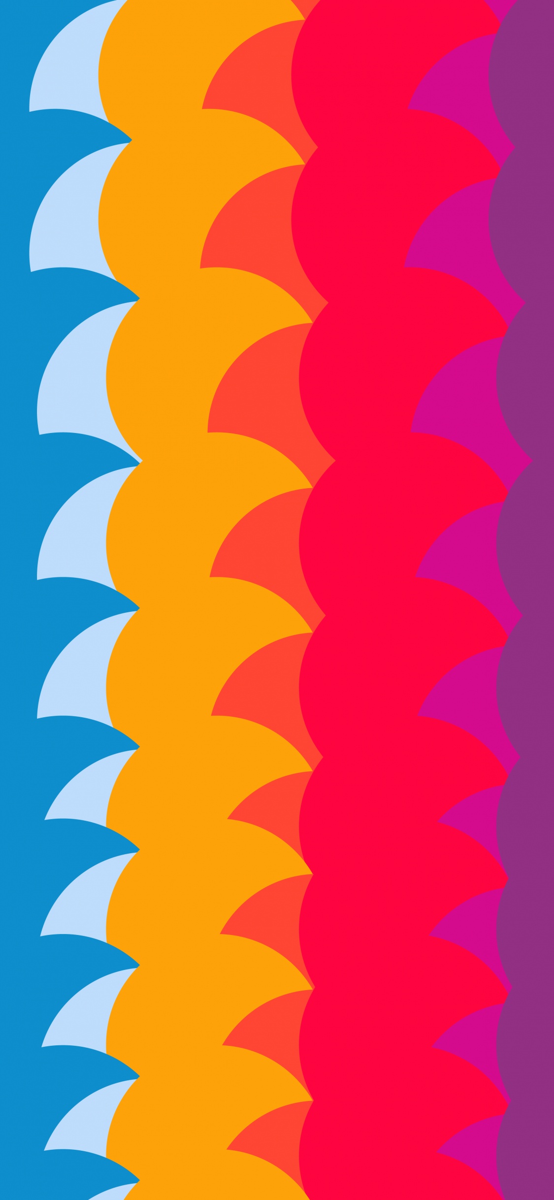 Обои Апельсин, геометрия, математика, материальное свойство, полутона и оттенки в разрешении 1125x2436