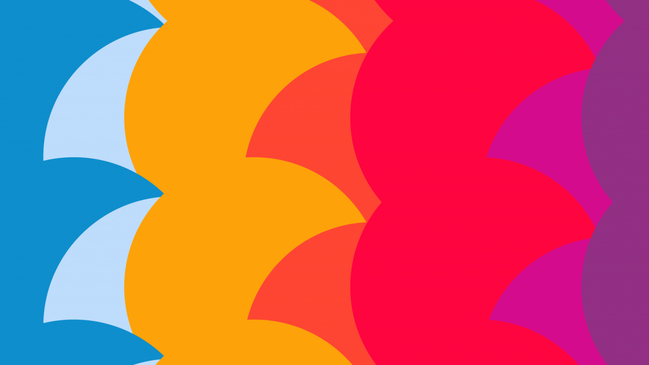 Обои Апельсин, геометрия, математика, материальное свойство, полутона и оттенки в разрешении 1280x720