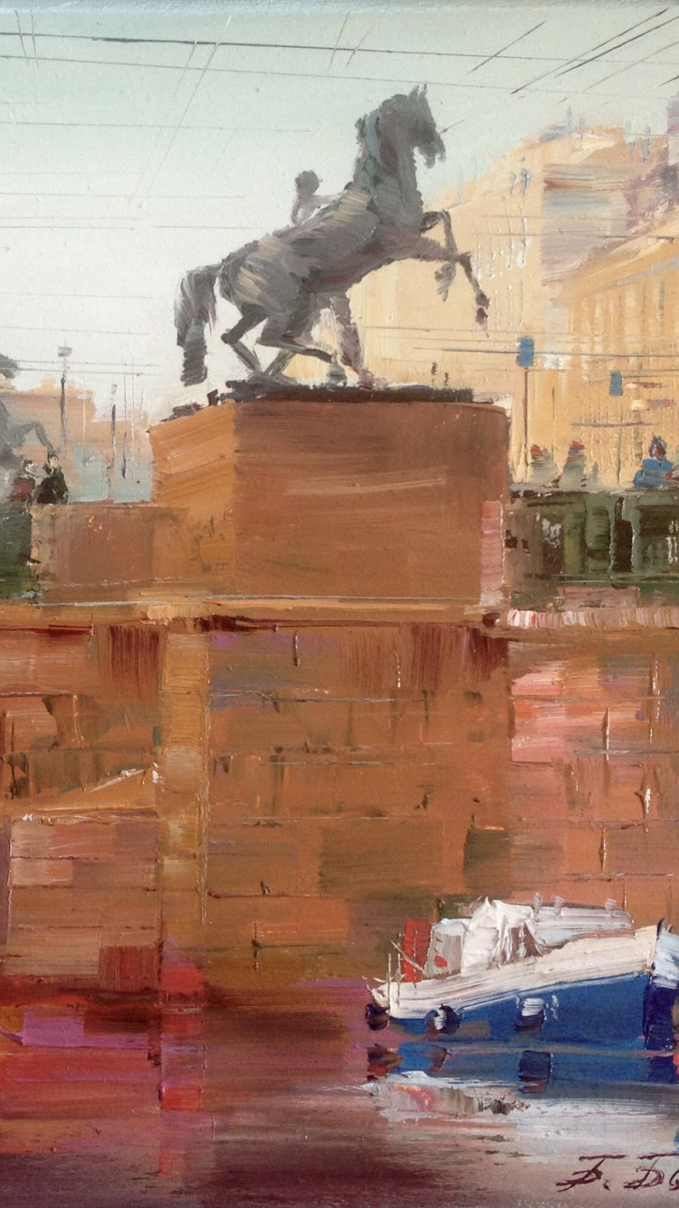 Обои живопись, акварельная живопись, Мастерская Бегги Boyem, рисование, арт в разрешении 750x1334