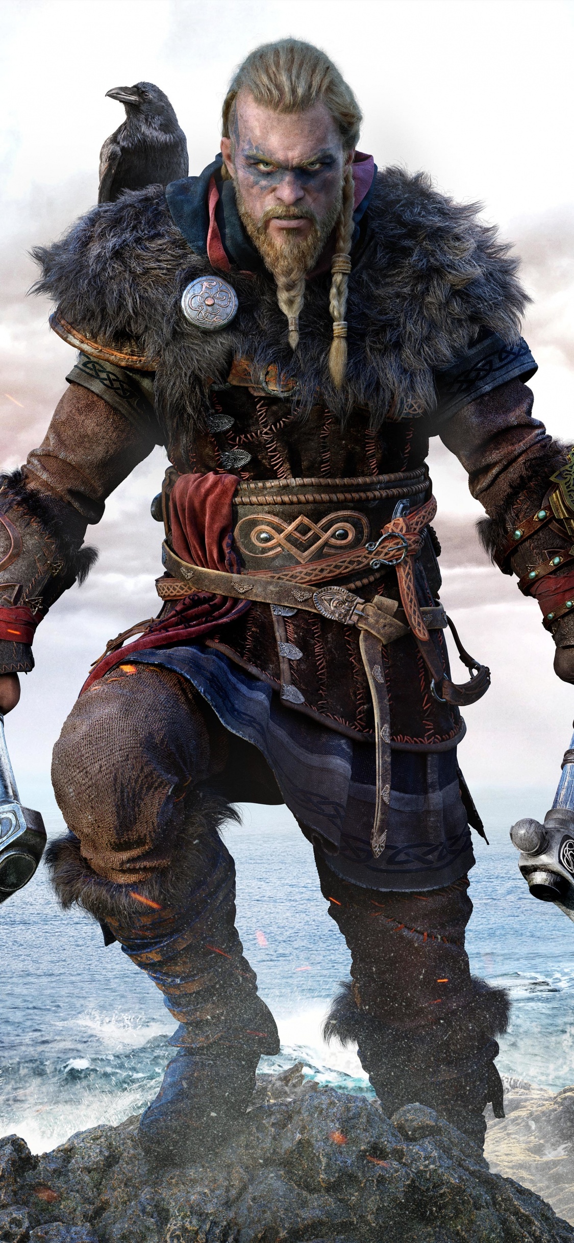 Обои assassins creed valhalla, assassins creed, Assassins Creed Odyssey, ubisoft, открытый мир в разрешении 1125x2436