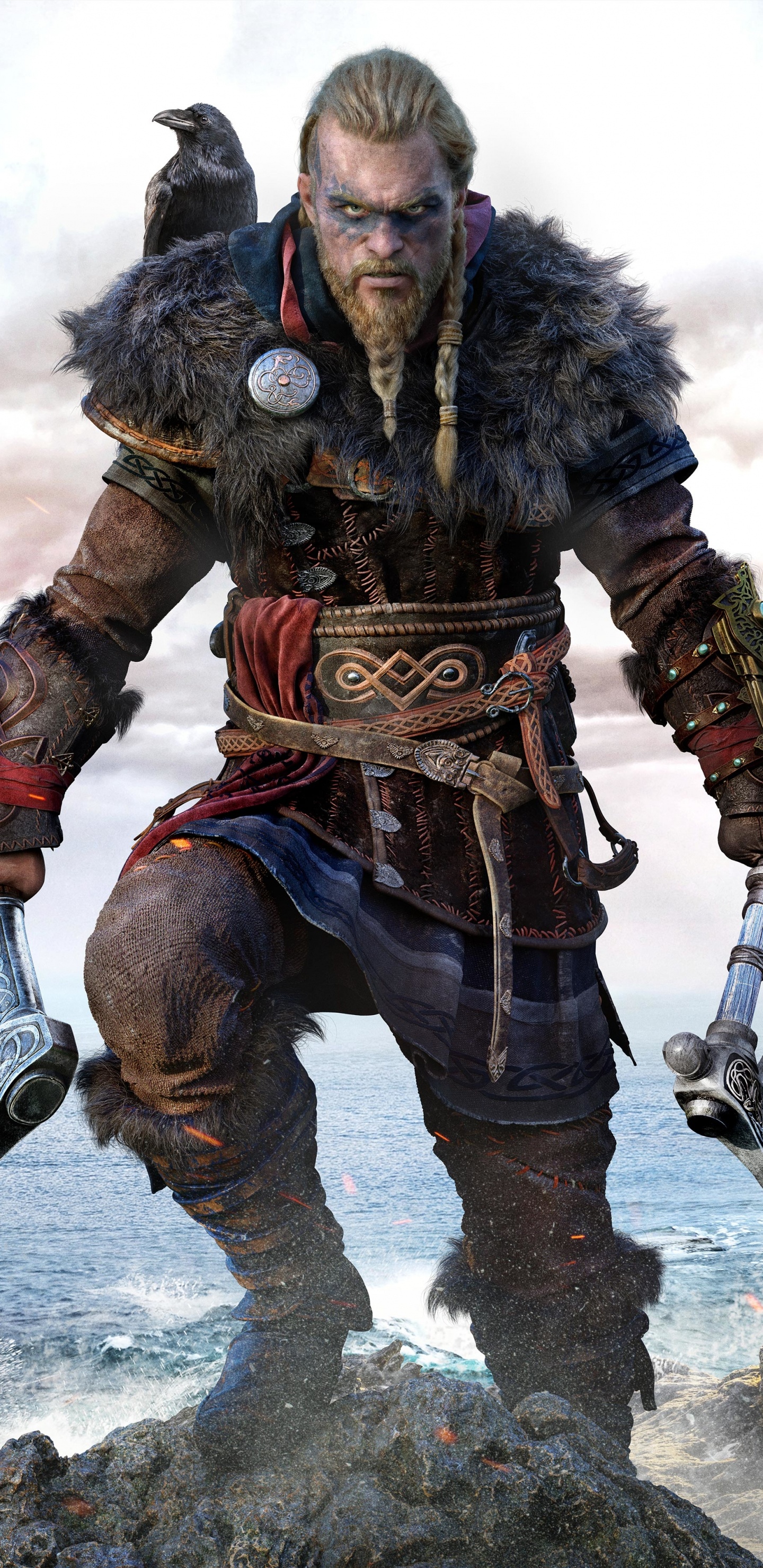 Обои assassins creed valhalla, assassins creed, Assassins Creed Odyssey, ubisoft, открытый мир в разрешении 1440x2960