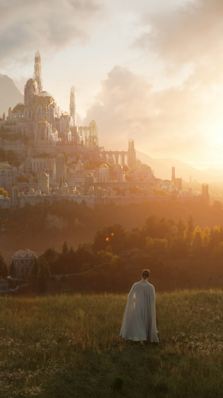 Обои lord of the rings, Властелин Колец, Галадриэль, тень прошлого, Амазон Прайм Видео в разрешении 750x1334