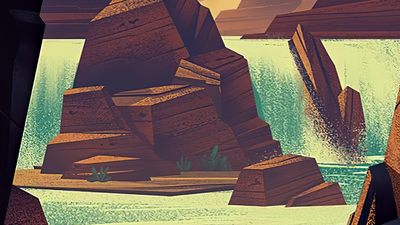 Обои солнечный свет, иллюстрация, графический дизайн, арт, живопись в разрешении 1280x720