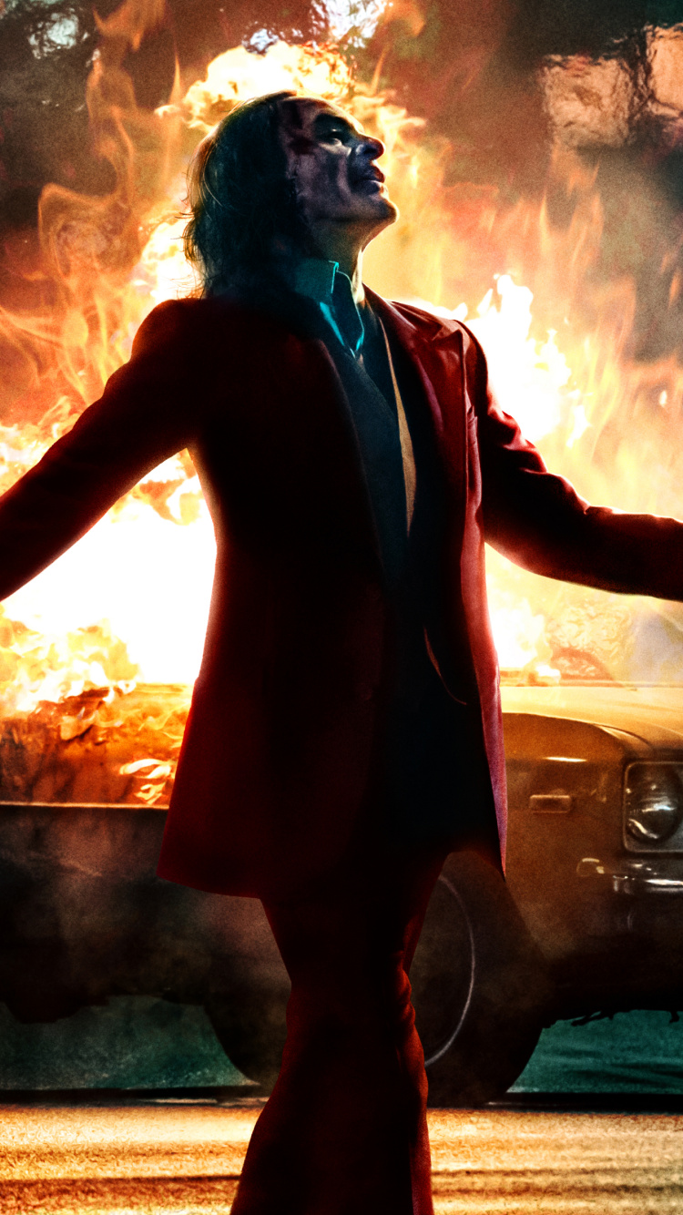 Обои Джокер, огонь, событие, Представление, тепло в разрешении 750x1334