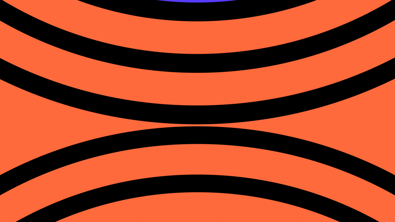 Обои Оранжевый цвет, красочность, линия, прямоугольник, параллель в разрешении 1280x720