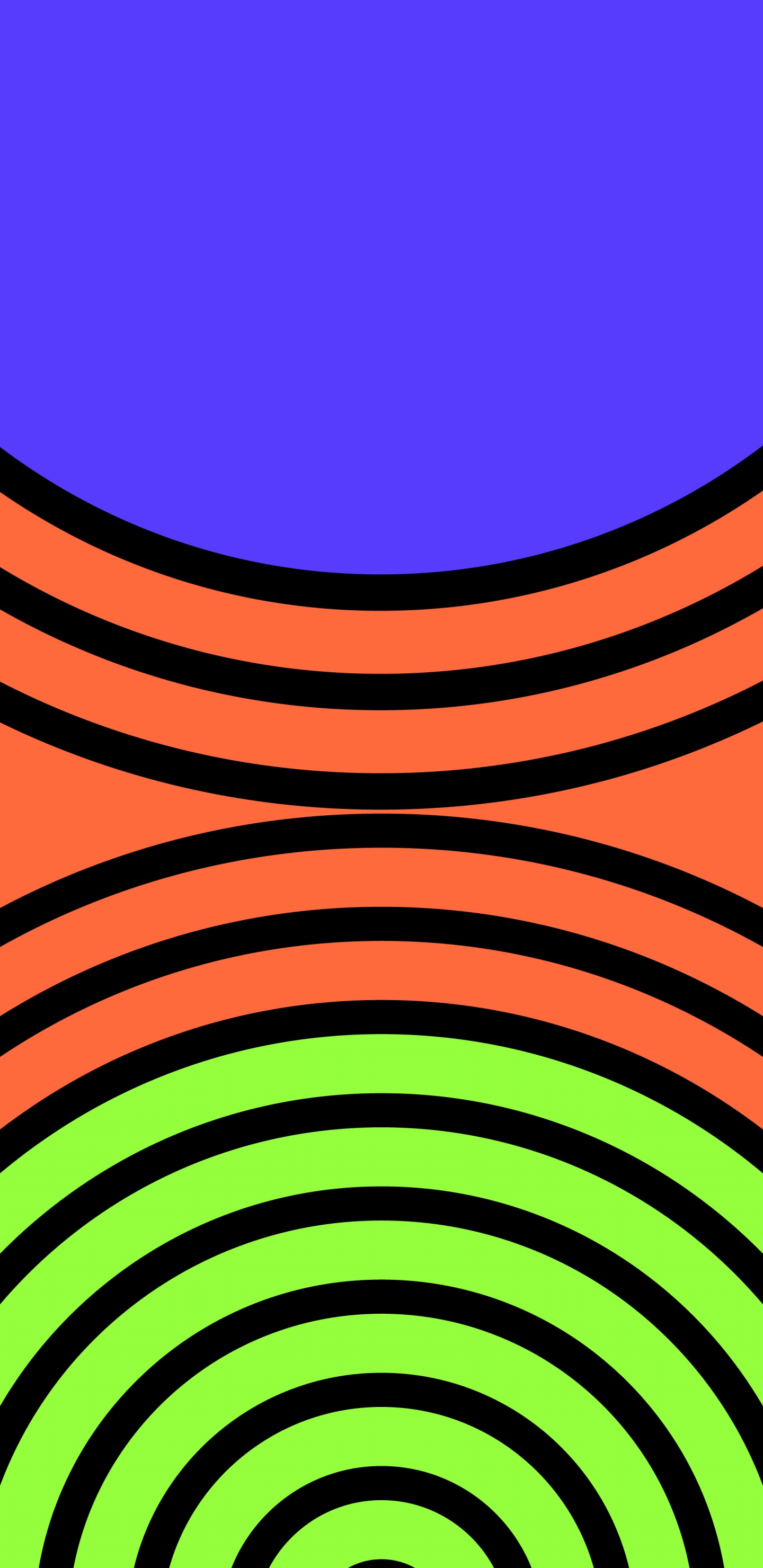 Обои Оранжевый цвет, красочность, линия, прямоугольник, параллель в разрешении 1440x2960