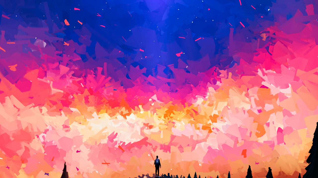 Обои не отказывайся от любви, ведомый солнцем, иллюстрация, астрономический объект, космос в разрешении 1280x720